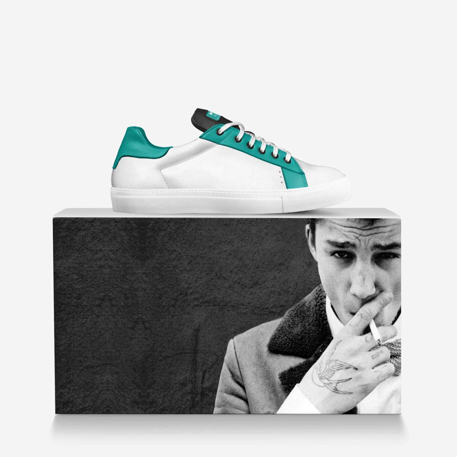 H4H custom made in Italy shoes by Hazeleigh Wages | Over box view