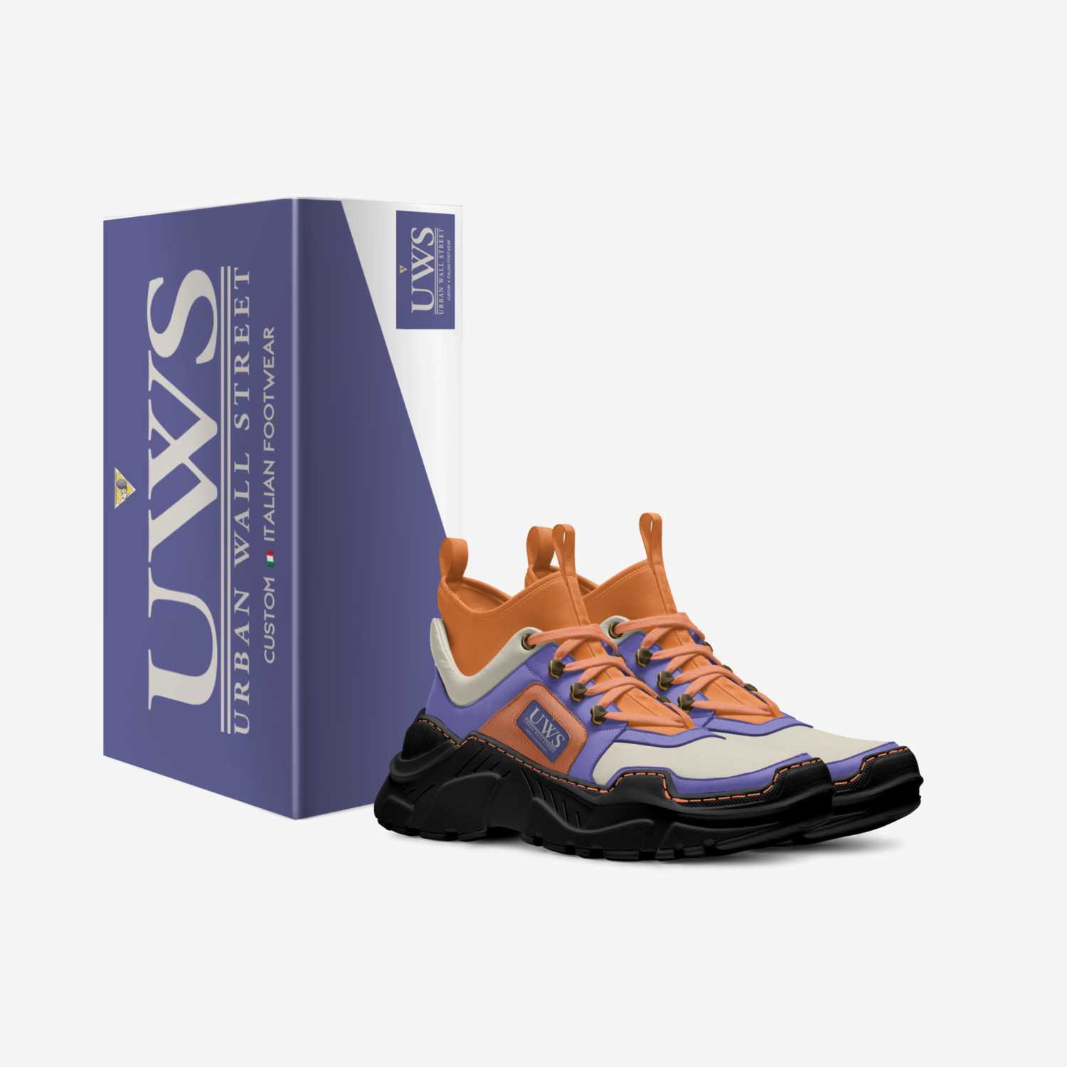 Cross Islandz custom made in Italy shoes by Urbanwallstreet Earl | Box view