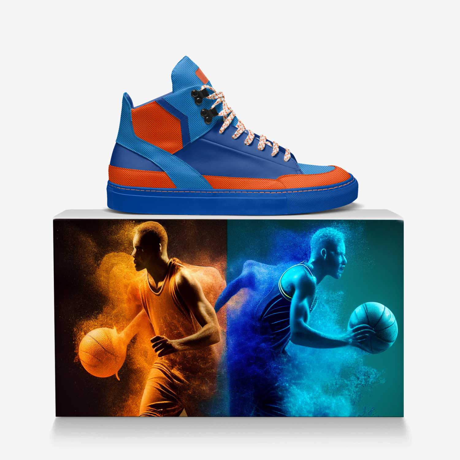 Designafly custom made in Italy shoes by Reynaldo Torres | Over box view