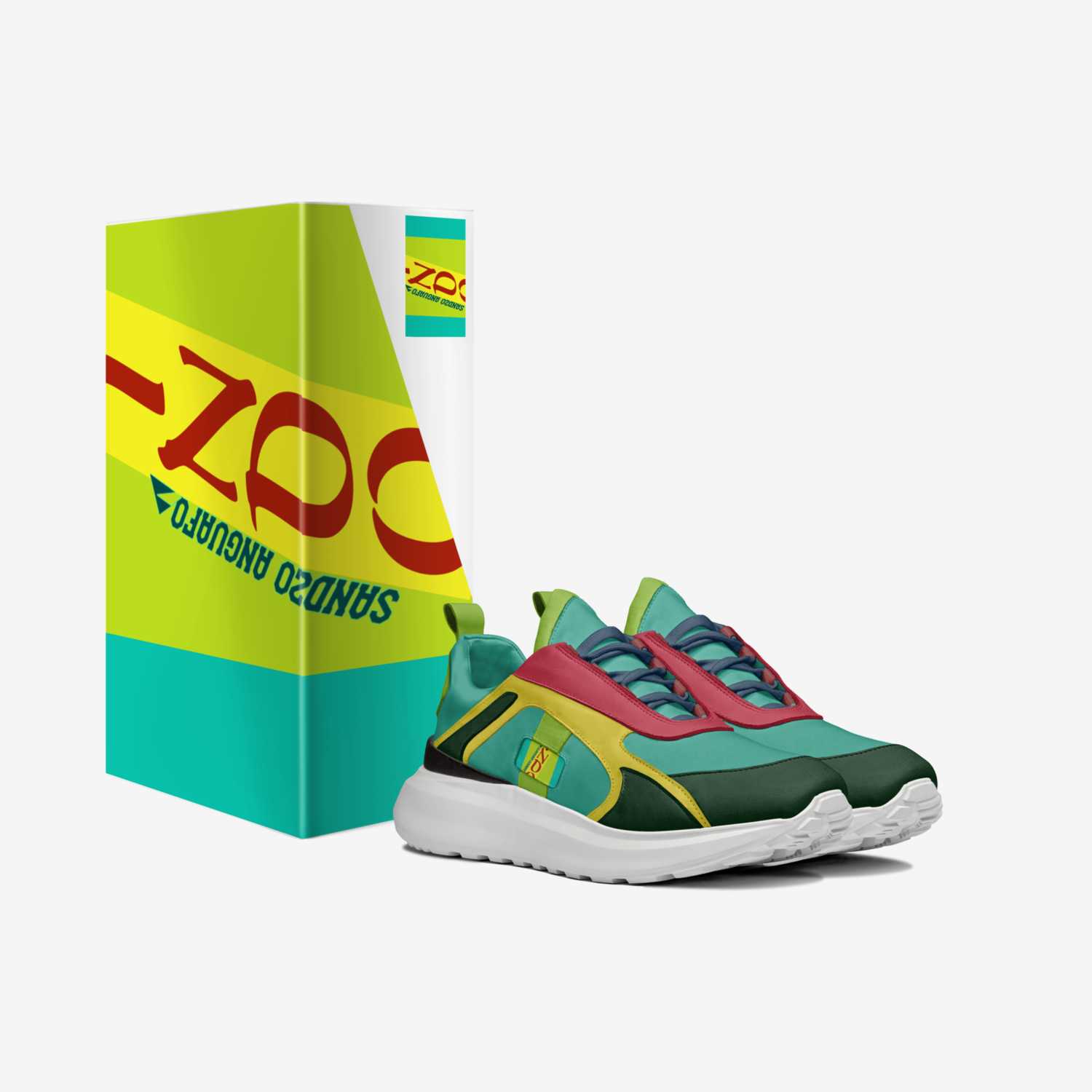SANDZO INDO custom made in Italy shoes by Akere Joseph | Box view