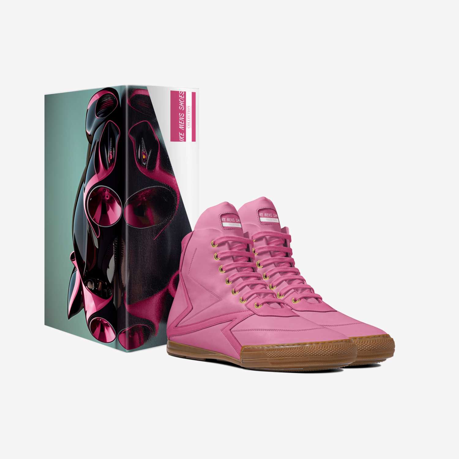 IKE  MENS  SHOES custom made in Italy shoes by Isaac A Mensah | Box view