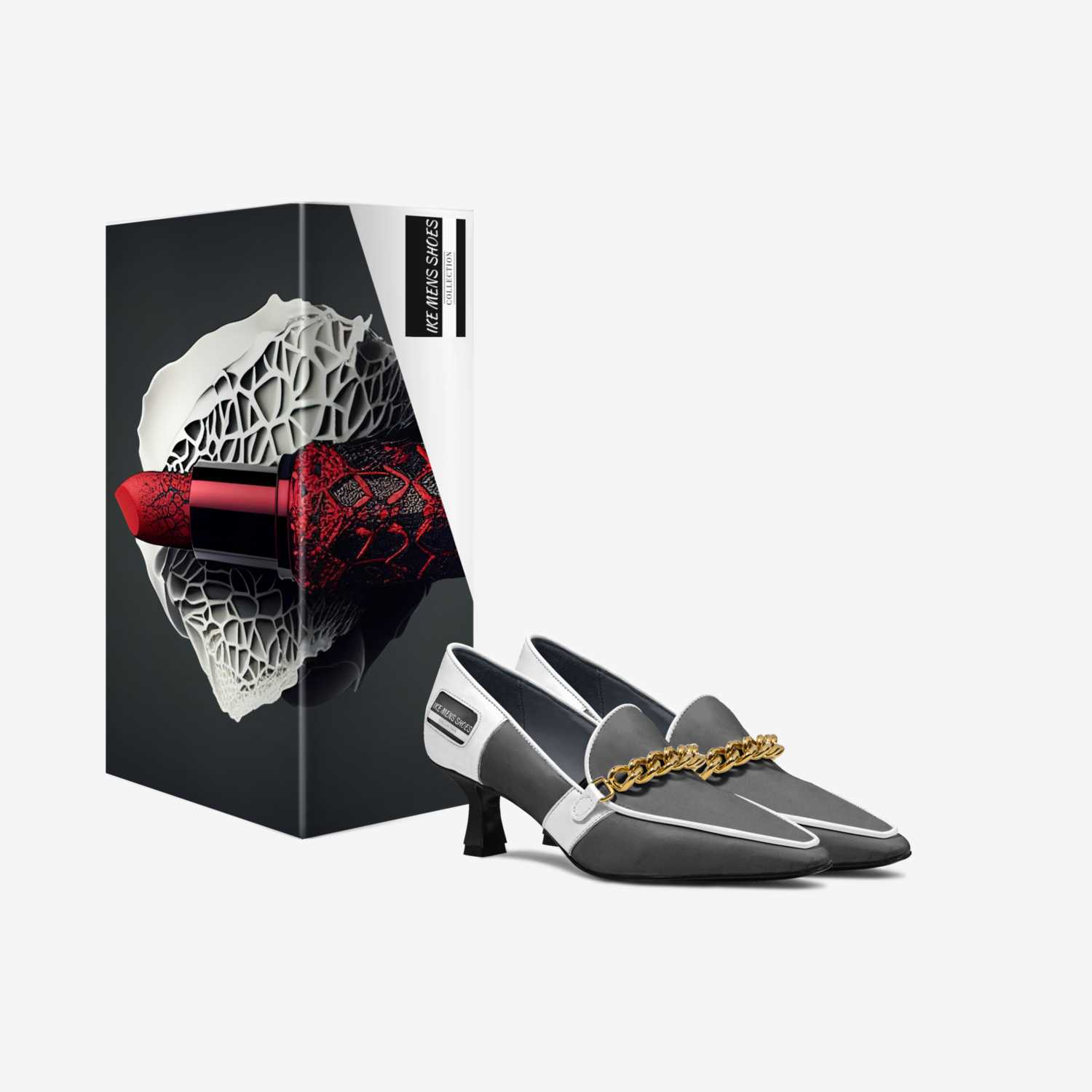 IKE MENS SHOES custom made in Italy shoes by Isaac A Mensah | Box view