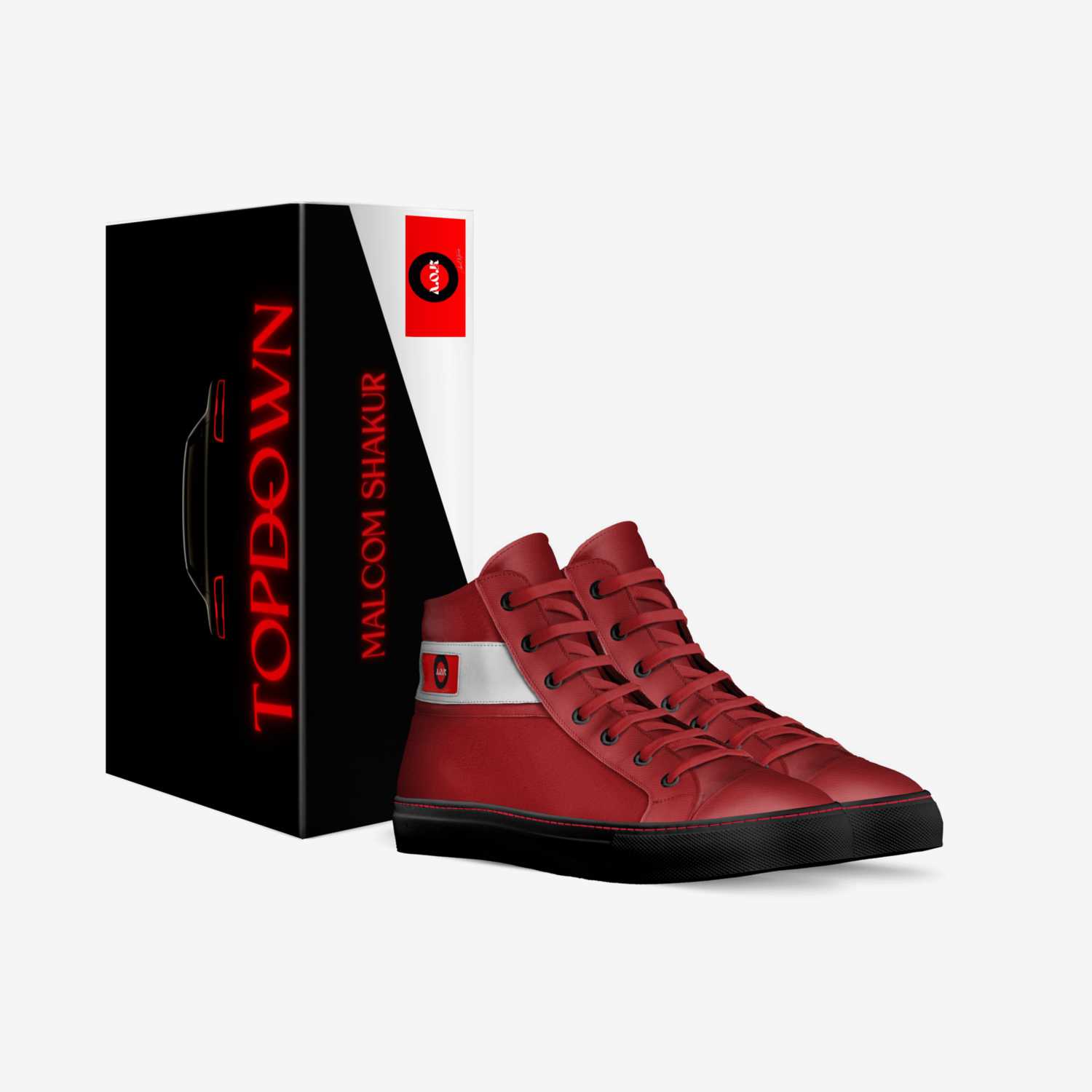 Malcom shakur custom made in Italy shoes by James Wilson | Box view