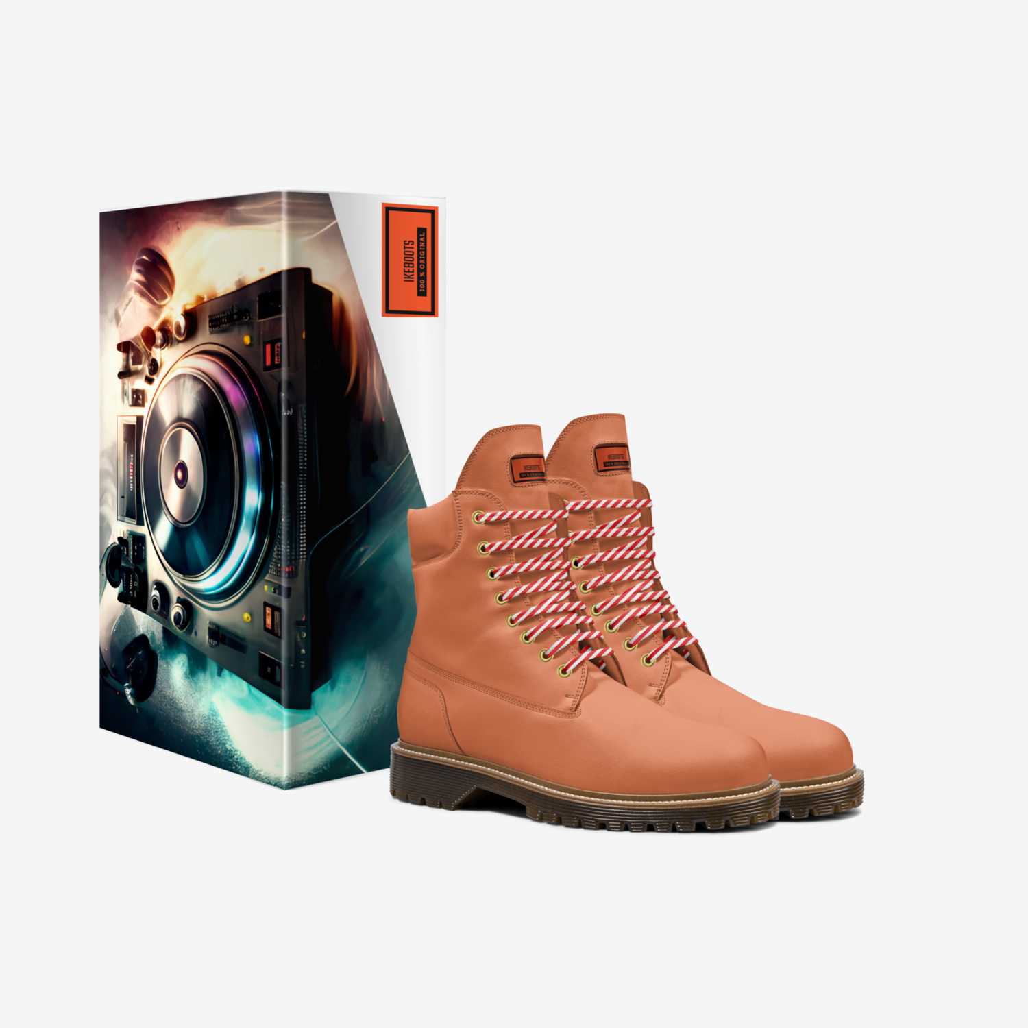 IKEBOOTS custom made in Italy shoes by Isaac A Mensah | Box view