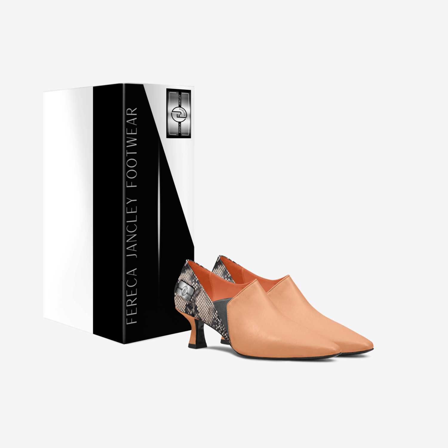 Ferries custom made in Italy shoes by Fereca Jancley Footwear | Box view