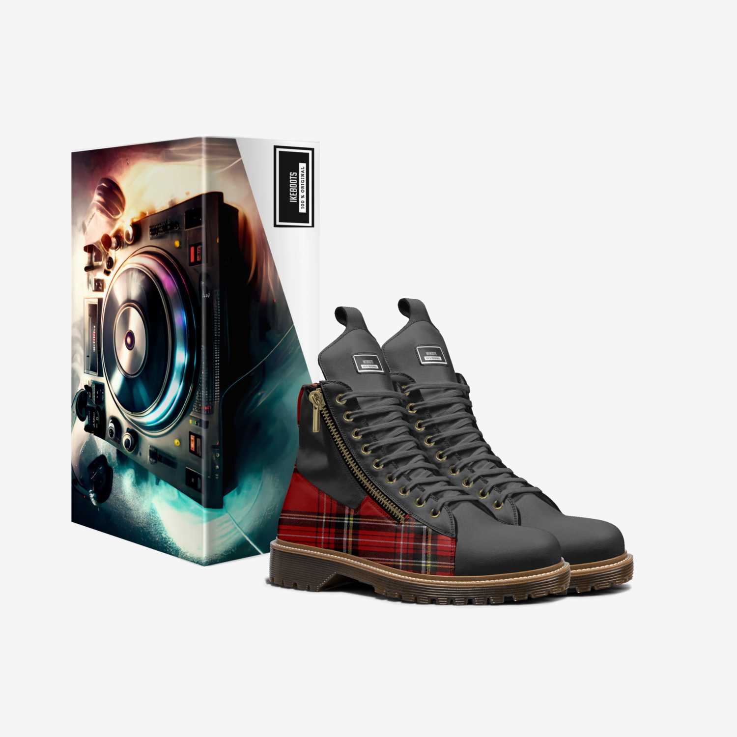 IKEBOOTS custom made in Italy shoes by Isaac A Mensah | Box view