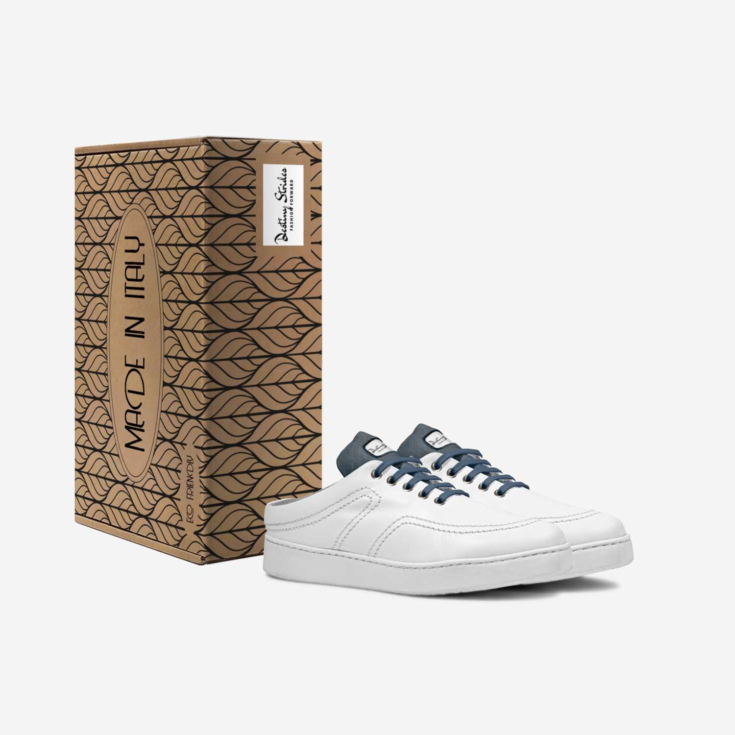 Destiny Strides custom made in Italy shoes by Martel Mitchell | Box view