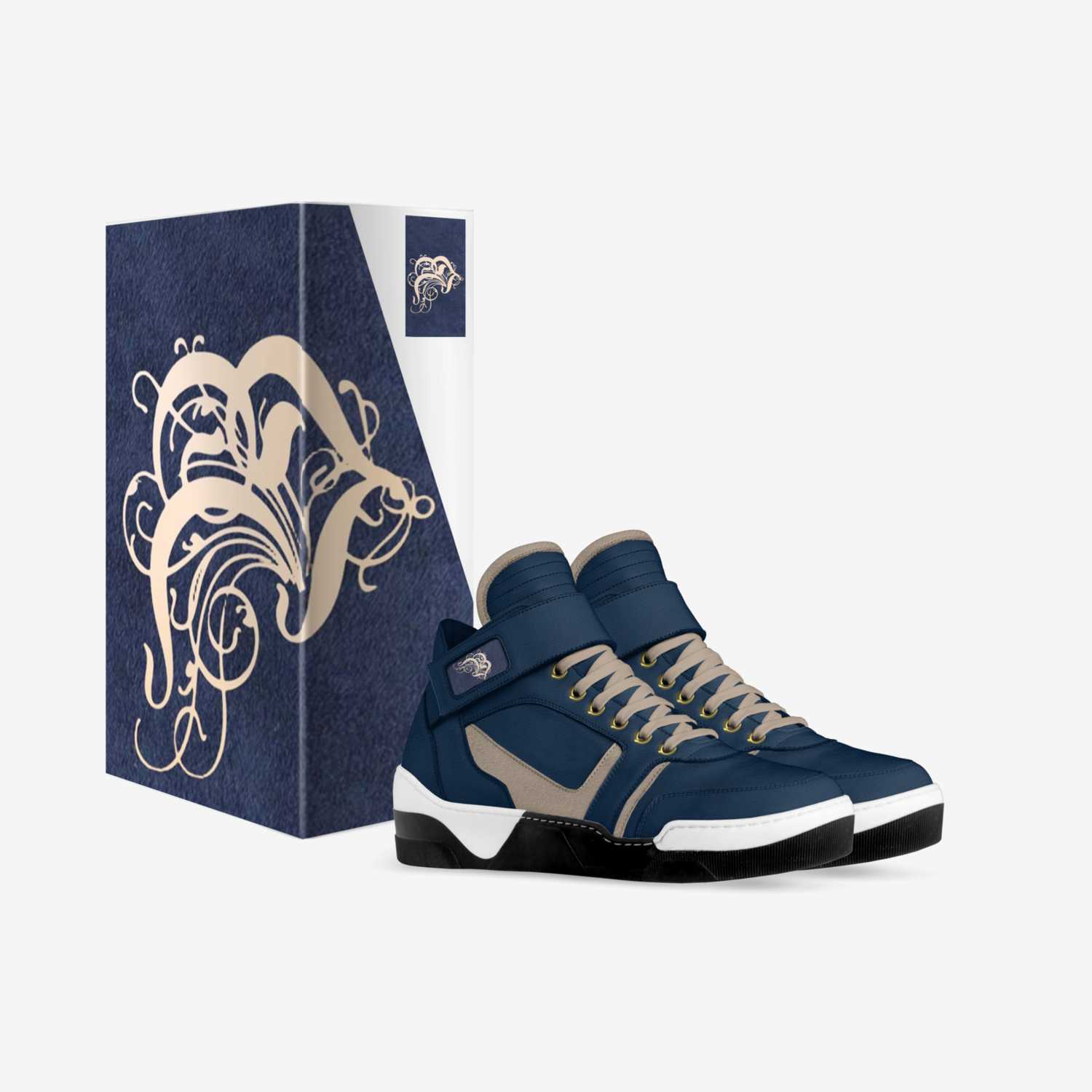 Odyssey-Blue custom made in Italy shoes by Garrett Berlier | Box view