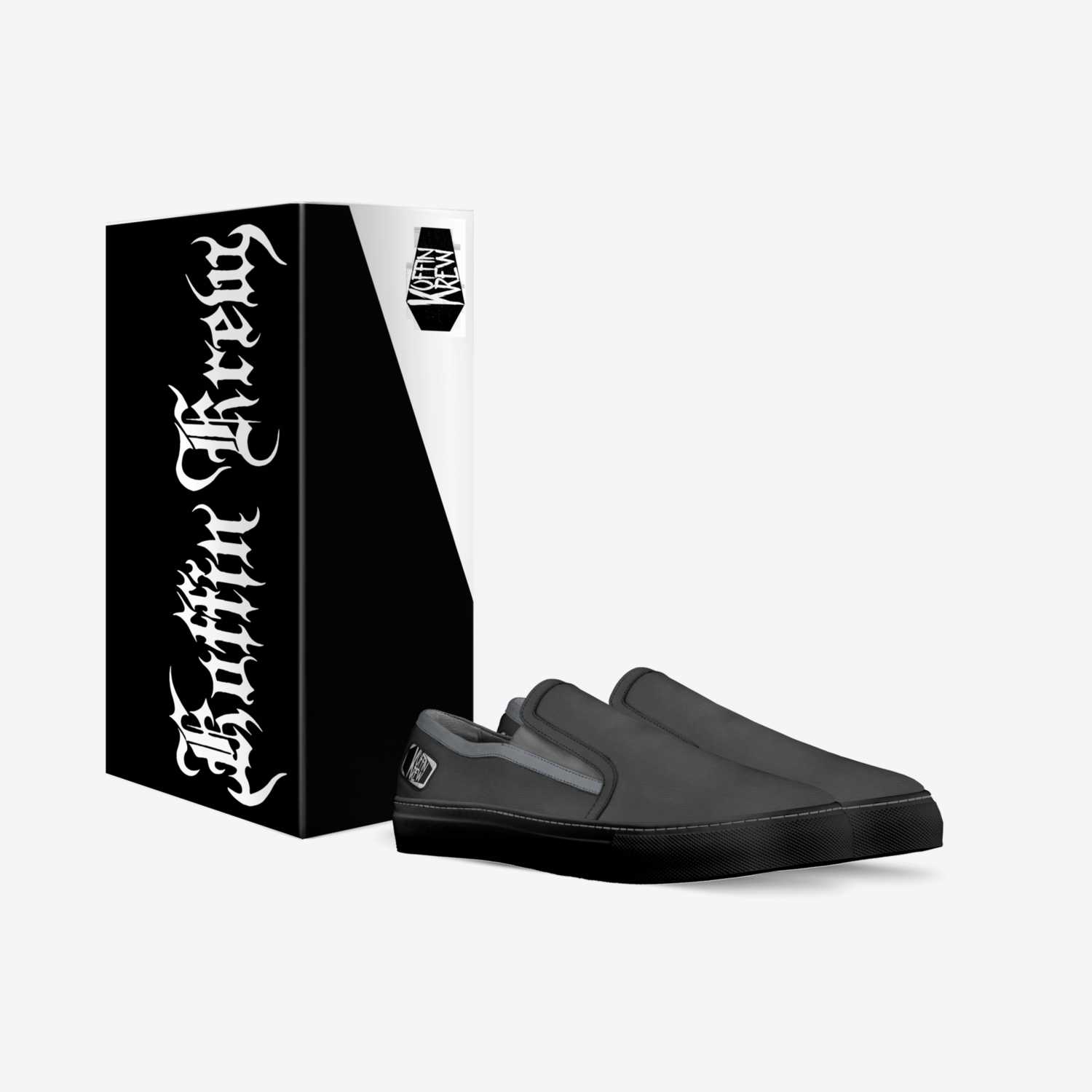 Koffin KrewApparel custom made in Italy shoes by Rudy Martinez | Box view