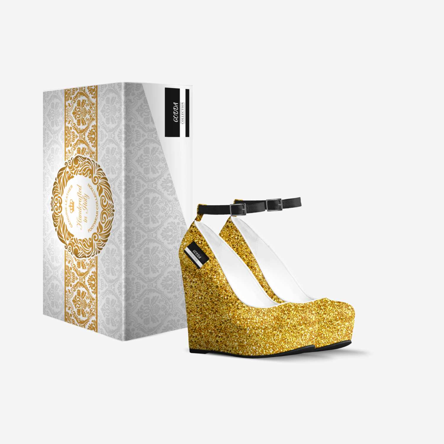 godda custom made in Italy shoes by Sabrina Nesmith | Box view