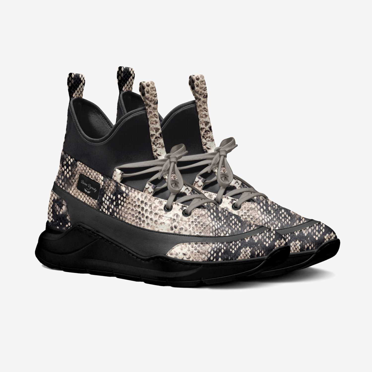 Divine Dynasty custom made in Italy shoes by Nesha Parker | Double view