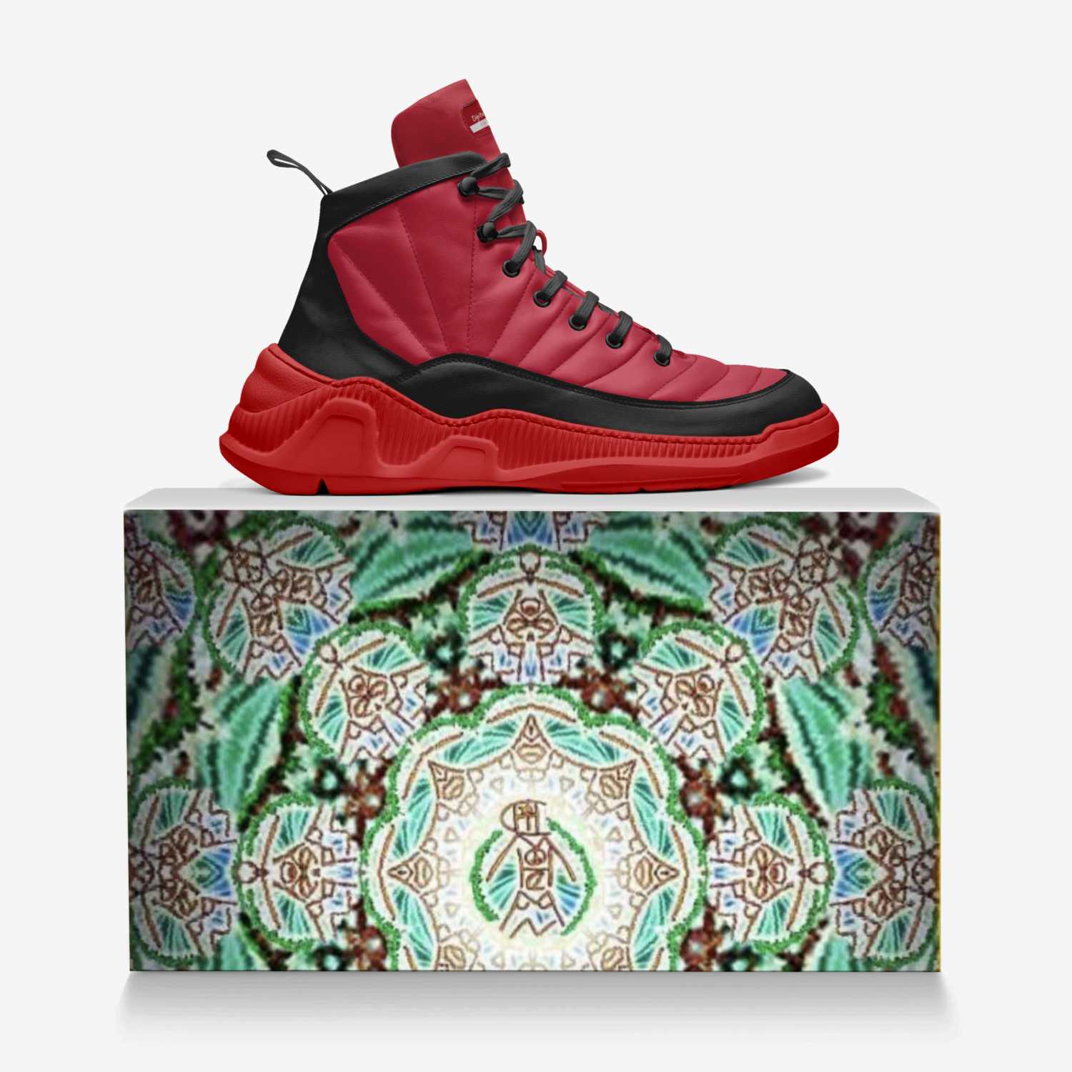 Digital Demonz custom made in Italy shoes by Timothy Firman | Over box view