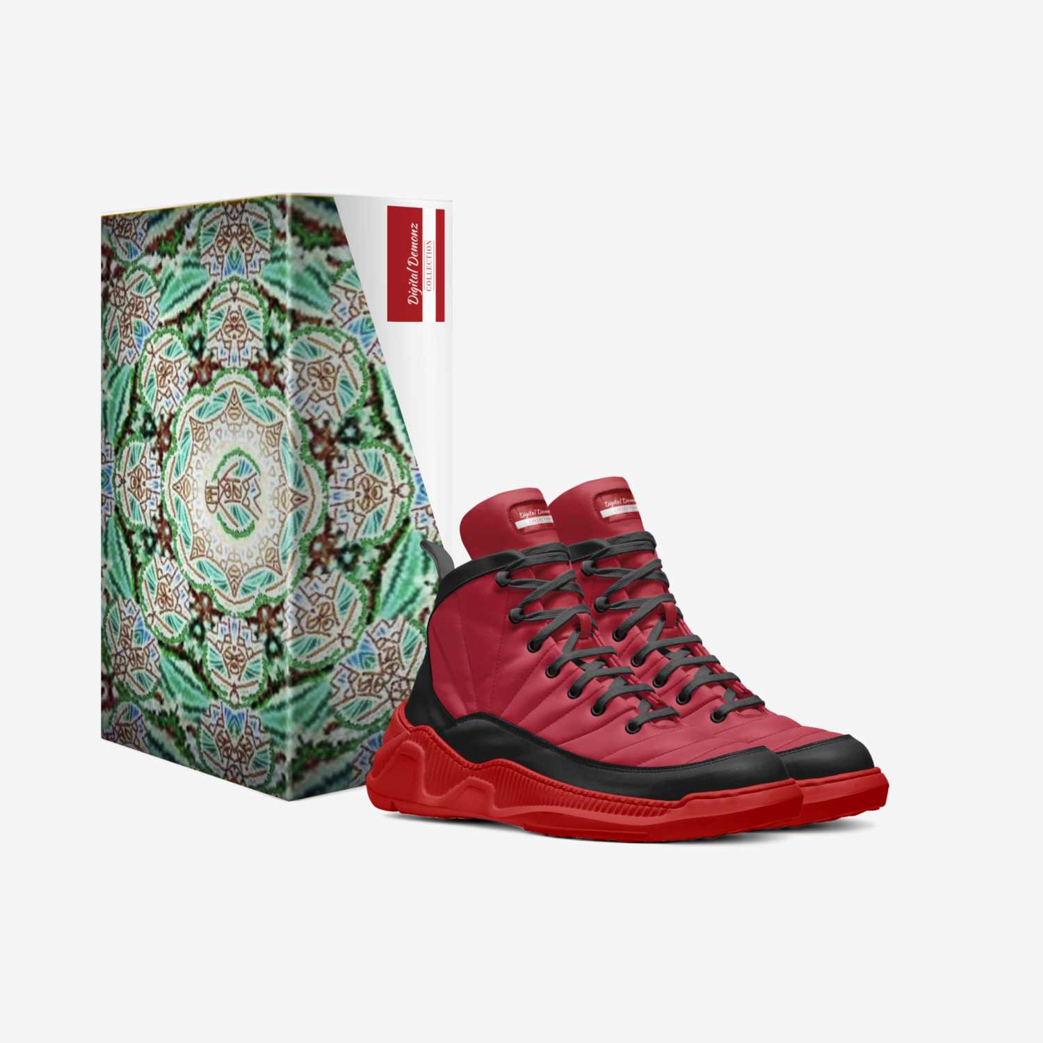 Digital Demonz custom made in Italy shoes by Timothy Firman | Box view
