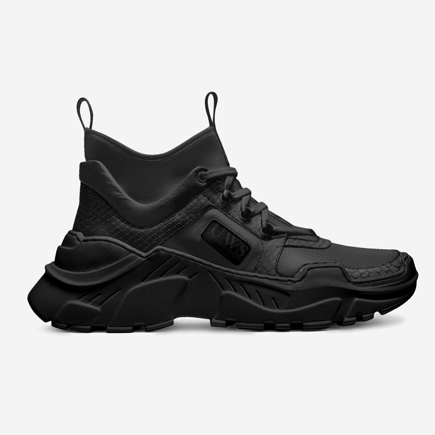 BLACKOUTZ custom made in Italy shoes by Urbanwallstreet Earl | Side view