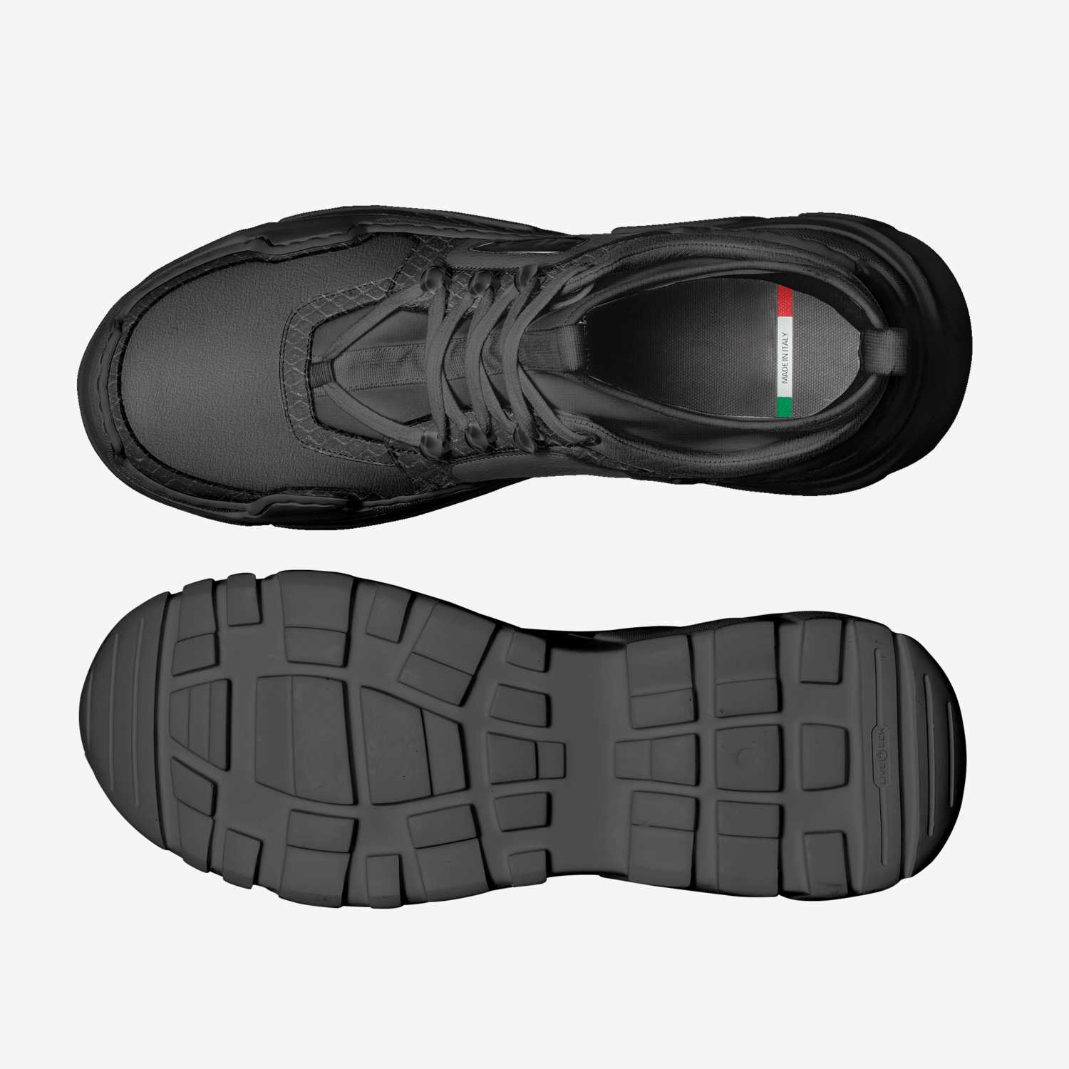 BLACKOUTZ custom made in Italy shoes by Urbanwallstreet Earl | Top view