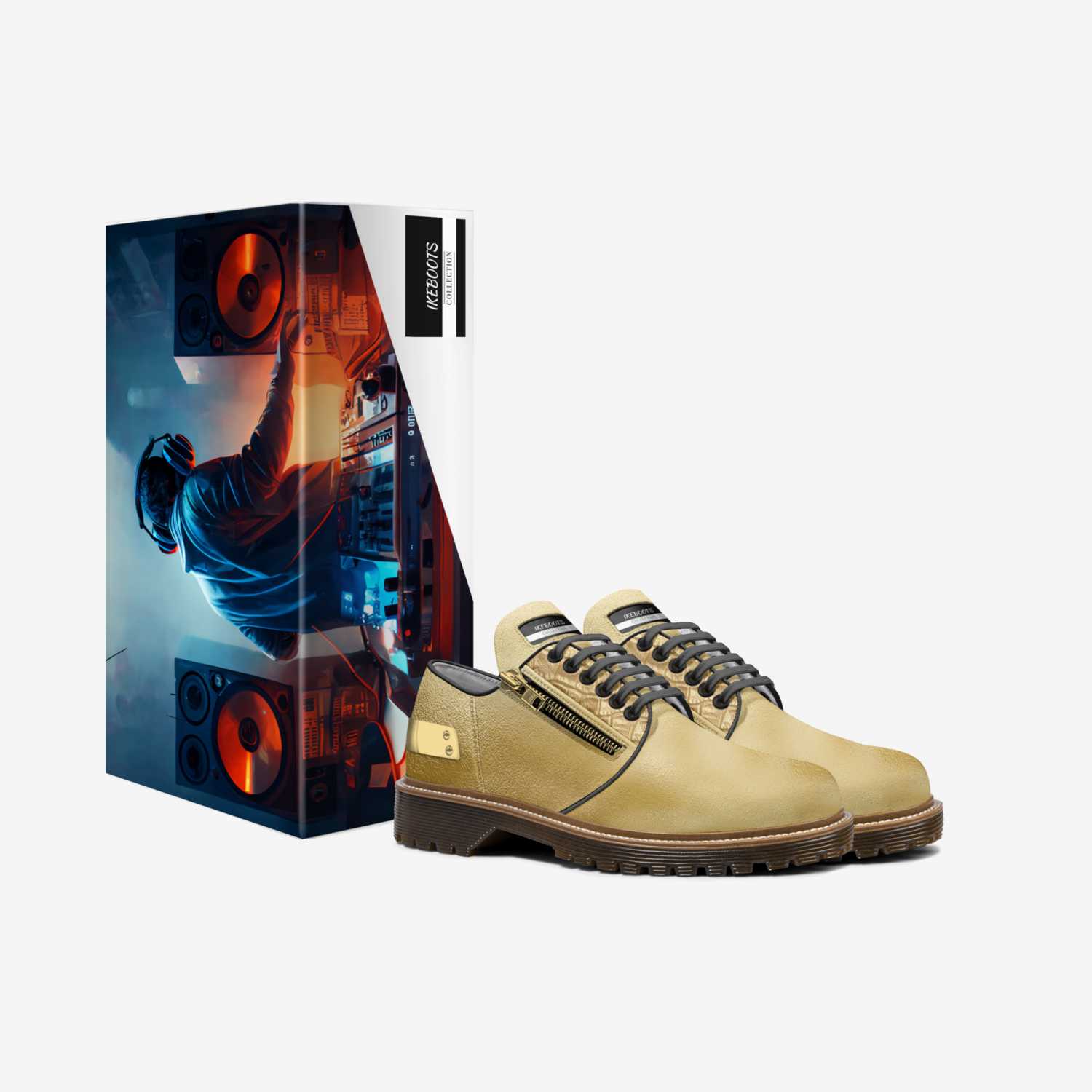 IKEBOOTS custom made in Italy shoes by Isaac A Mensah | Box view