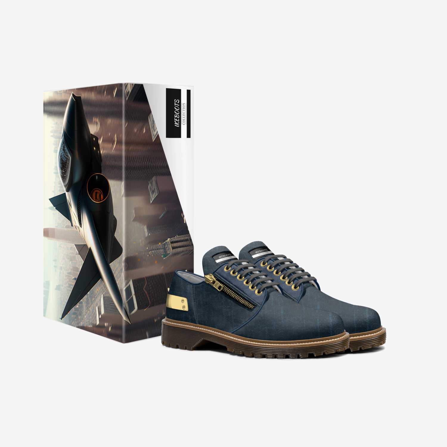 IKEBOOTS custom made in Italy shoes by Isaac A Mensah | Box view