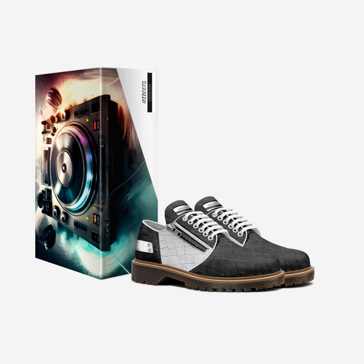 IKEBOOTS custom made in Italy shoes by Isaac A Mensah | Box view
