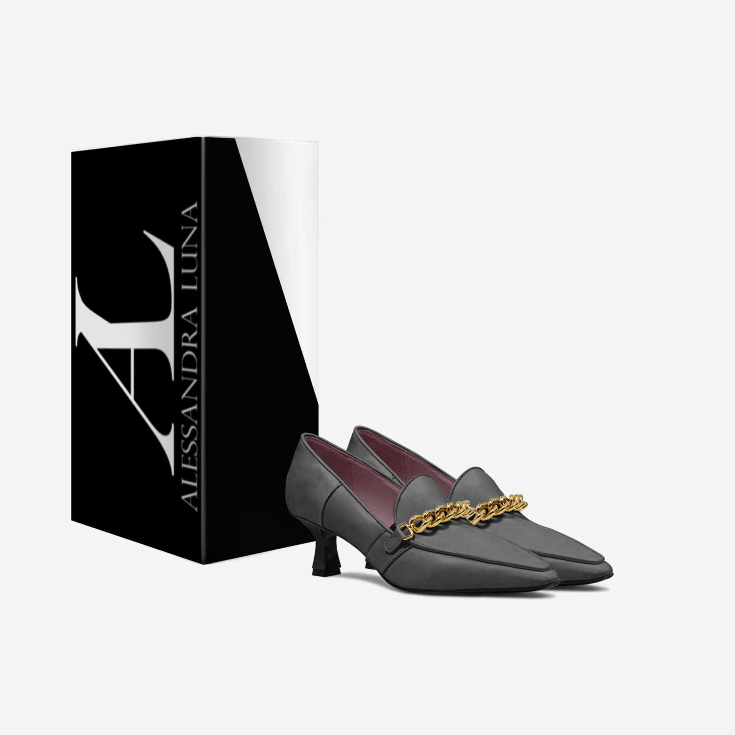 Luna Loafer custom made in Italy shoes by Cassandra Secor-podbielski | Box view
