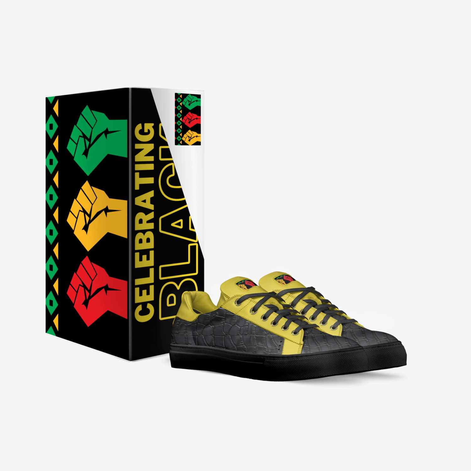 Celebrating Black! custom made in Italy shoes by Dr. Nadin L.g. Benito | Box view