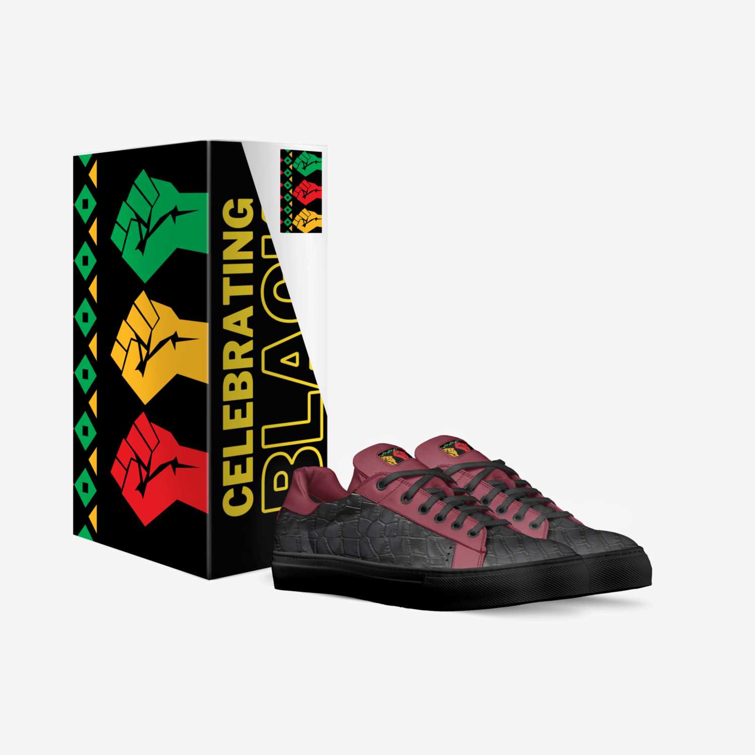 Celebrating Black! custom made in Italy shoes by Dr. Nadin L.g. Benito | Box view
