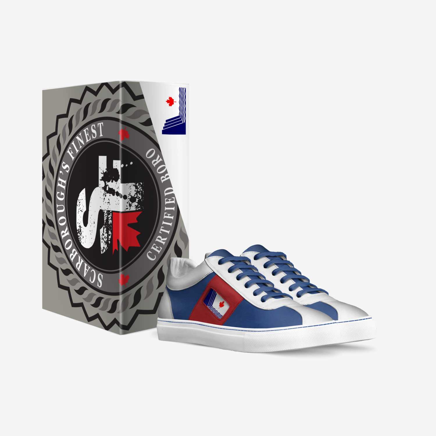 Scarborough custom made in Italy shoes by Selvon Scott | Box view