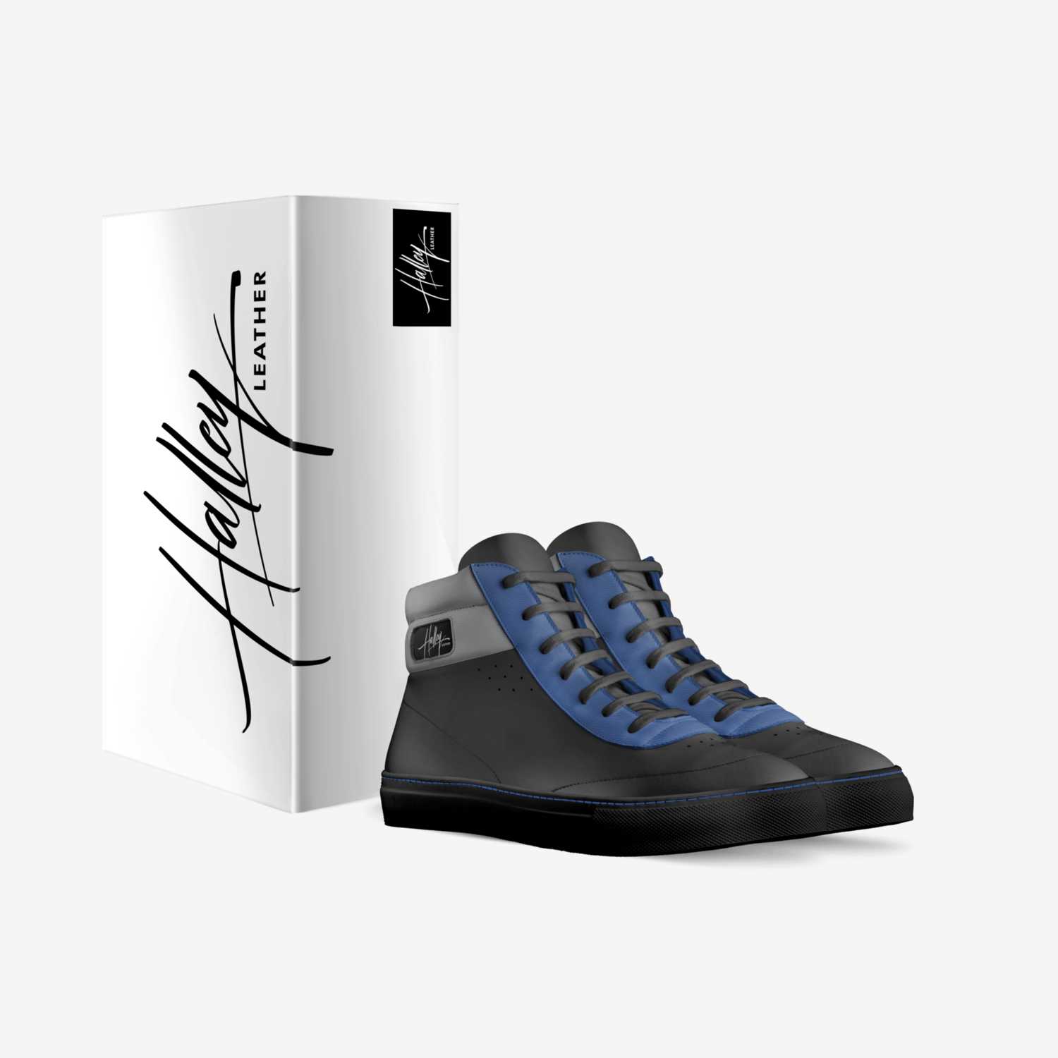Halley Leather  custom made in Italy shoes by Stewart Halley | Box view