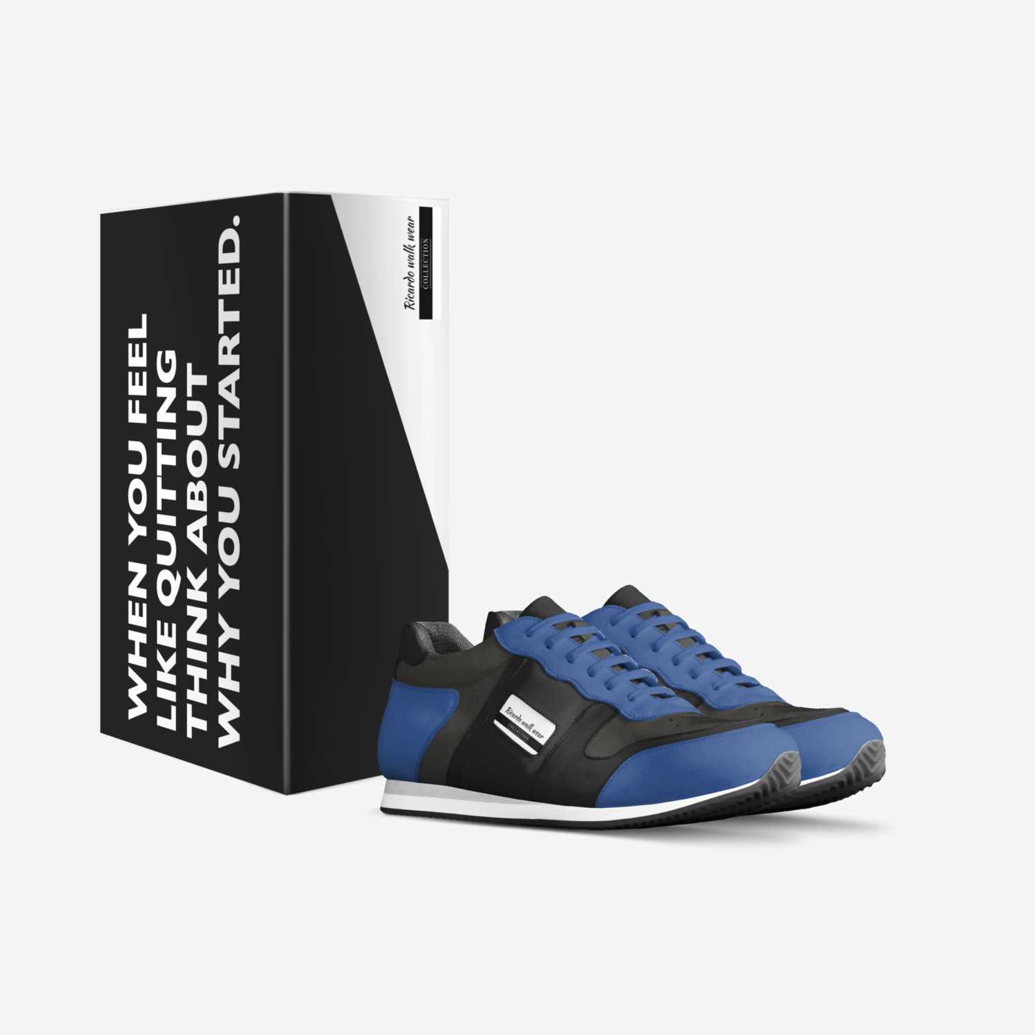 Ricardo walk wear  custom made in Italy shoes by Ricardo D Richardson | Box view