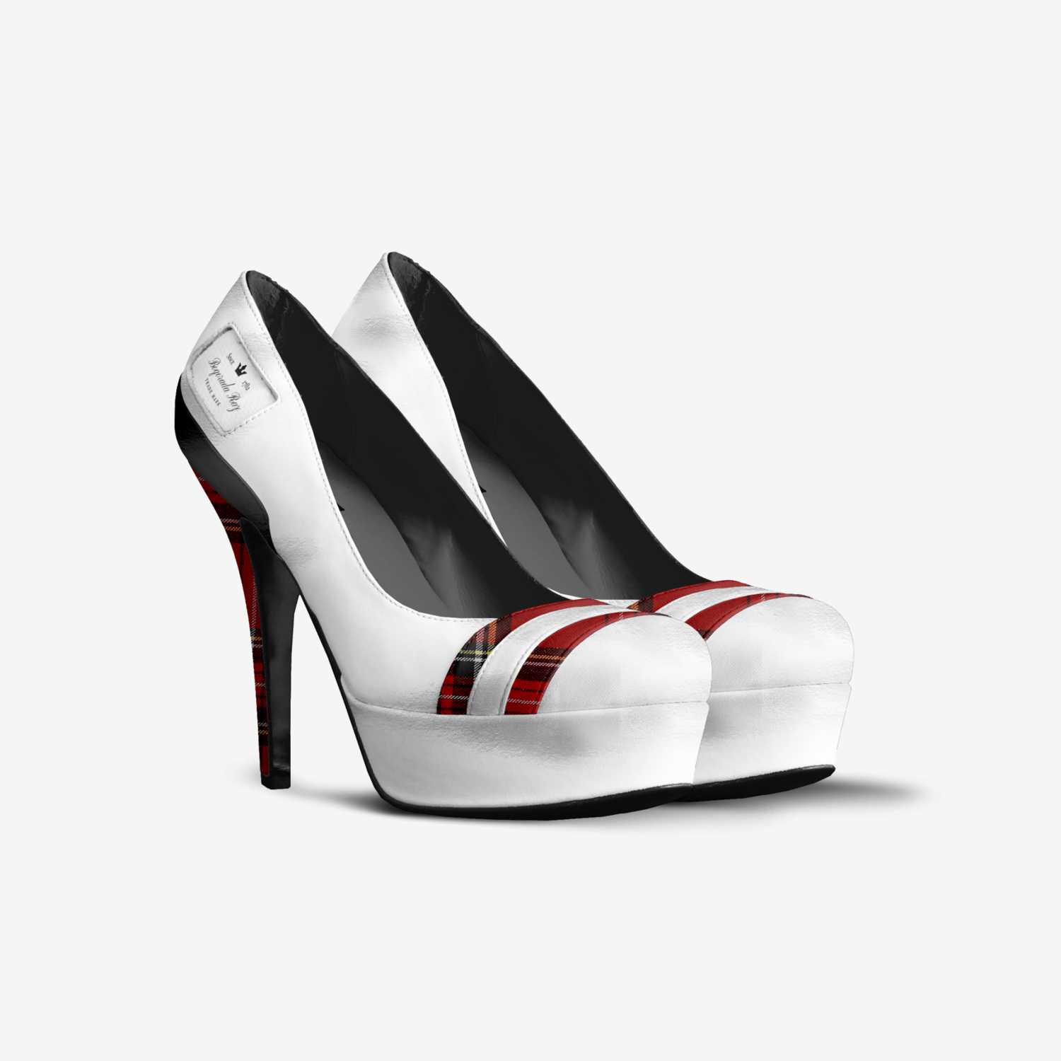 Boqorada Raz custom made in Italy shoes by Selena A Razo Bell | Double view