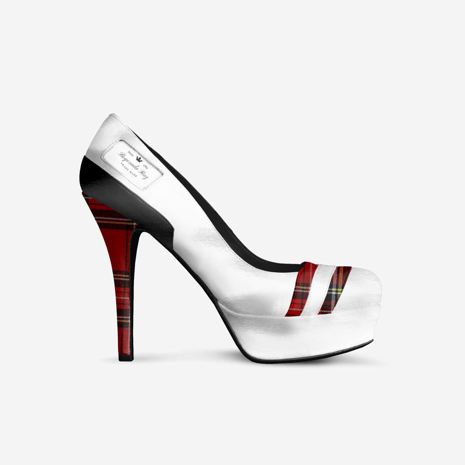 Boqorada Raz custom made in Italy shoes by Selena A Razo Bell | Side view