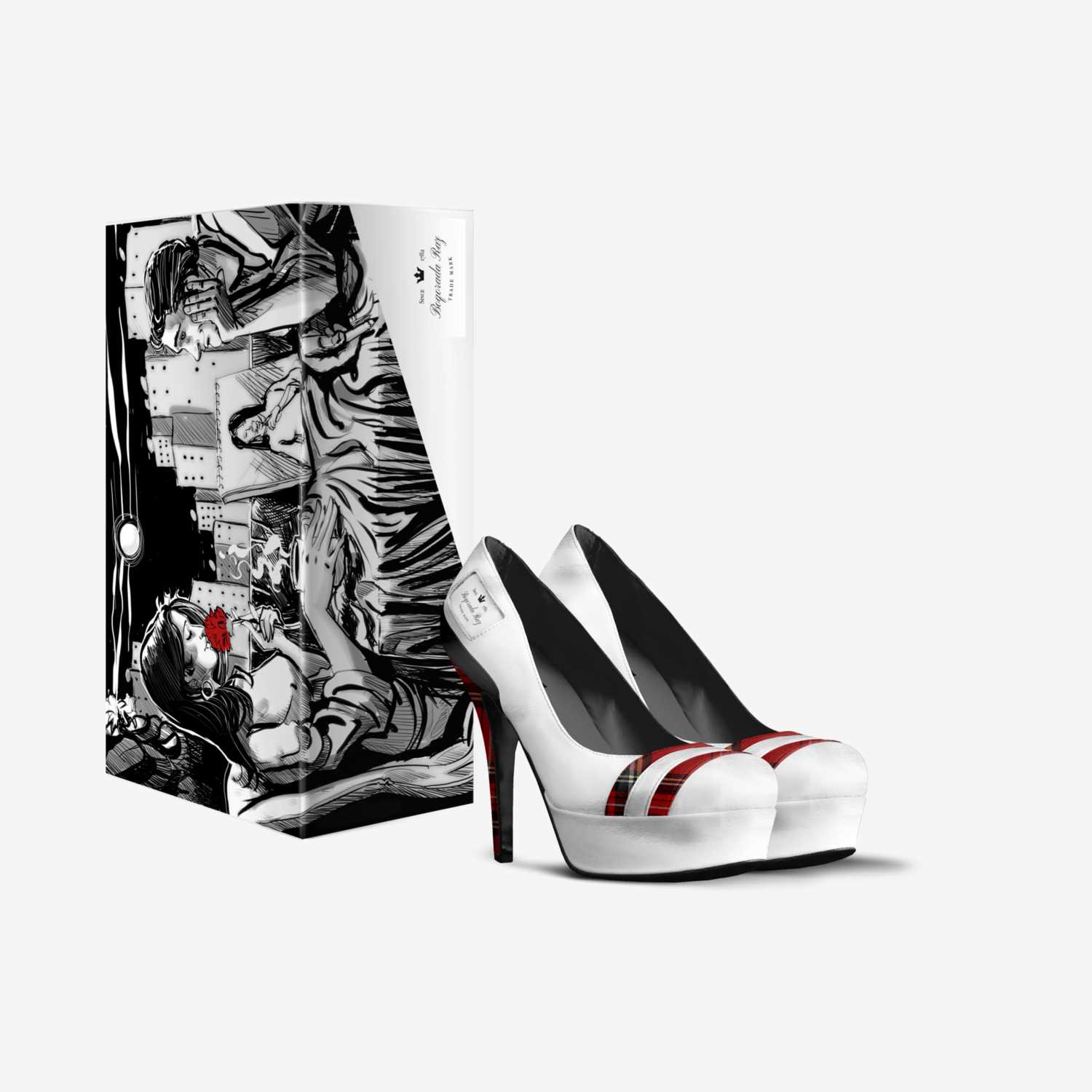 Boqorada Raz custom made in Italy shoes by Selena A Razo Bell | Box view