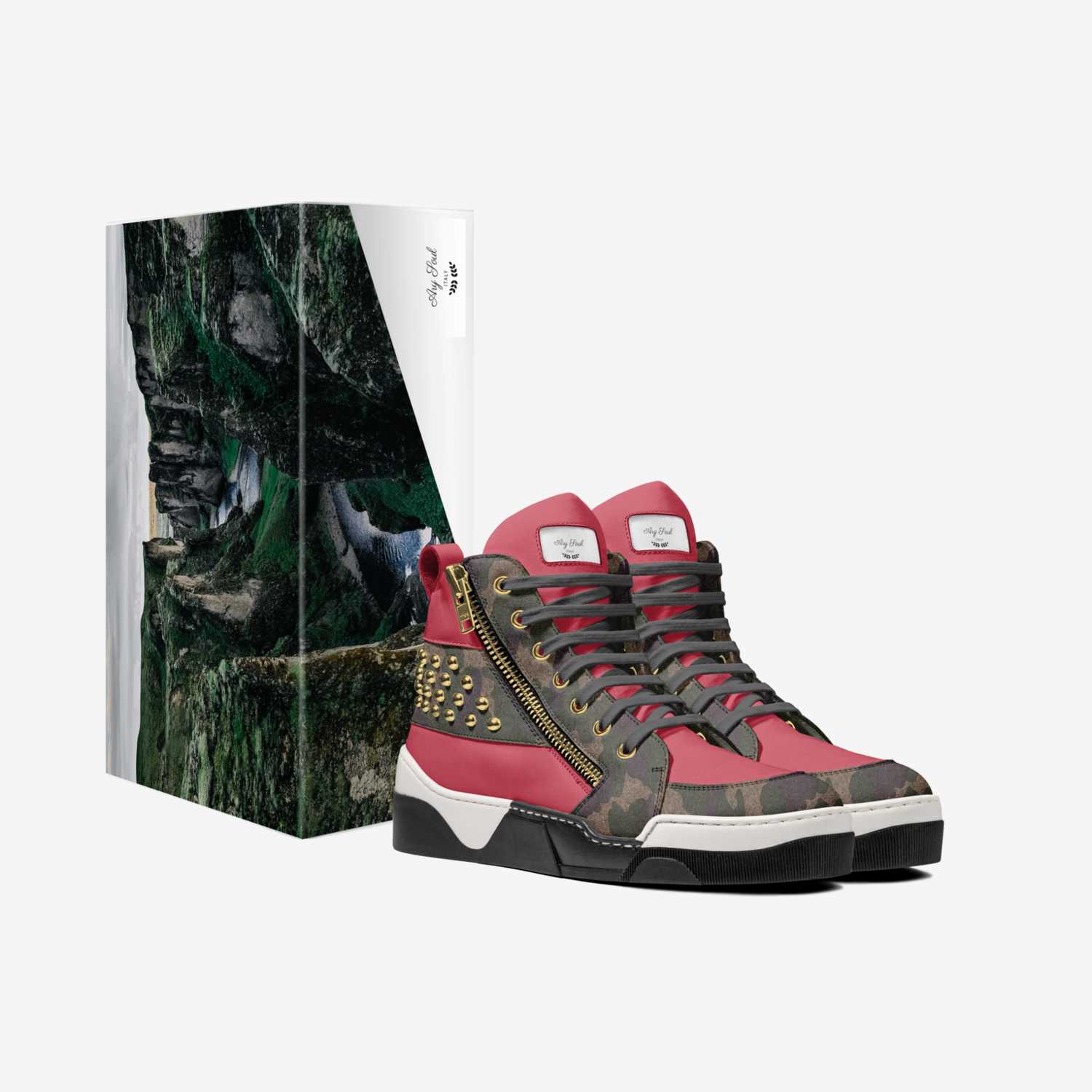 Holy Smoke custom made in Italy shoes by A A | Box view