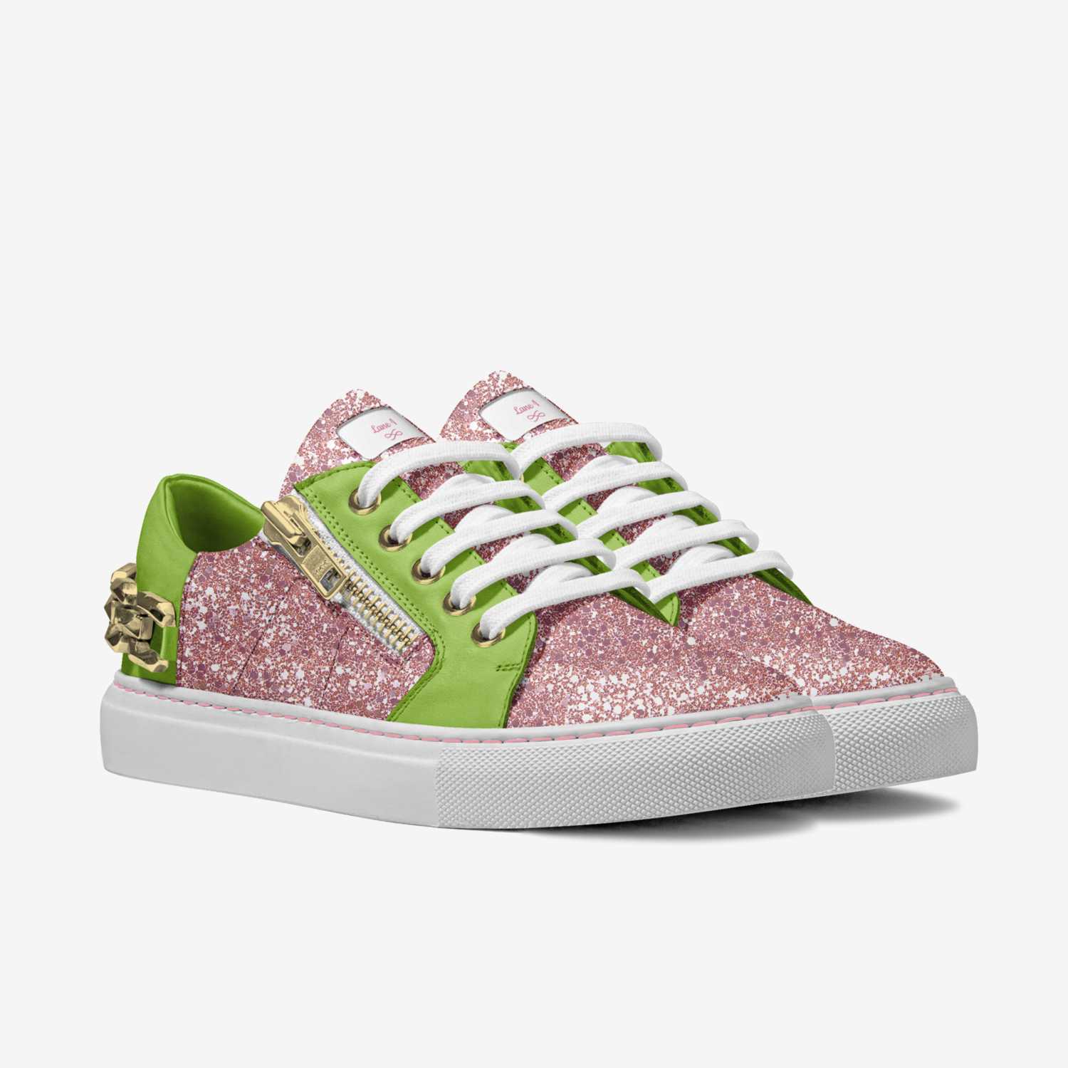 Lane 1 - PrettyNPink custom made in Italy shoes by Amira-dior Traynham- Artis | Double view