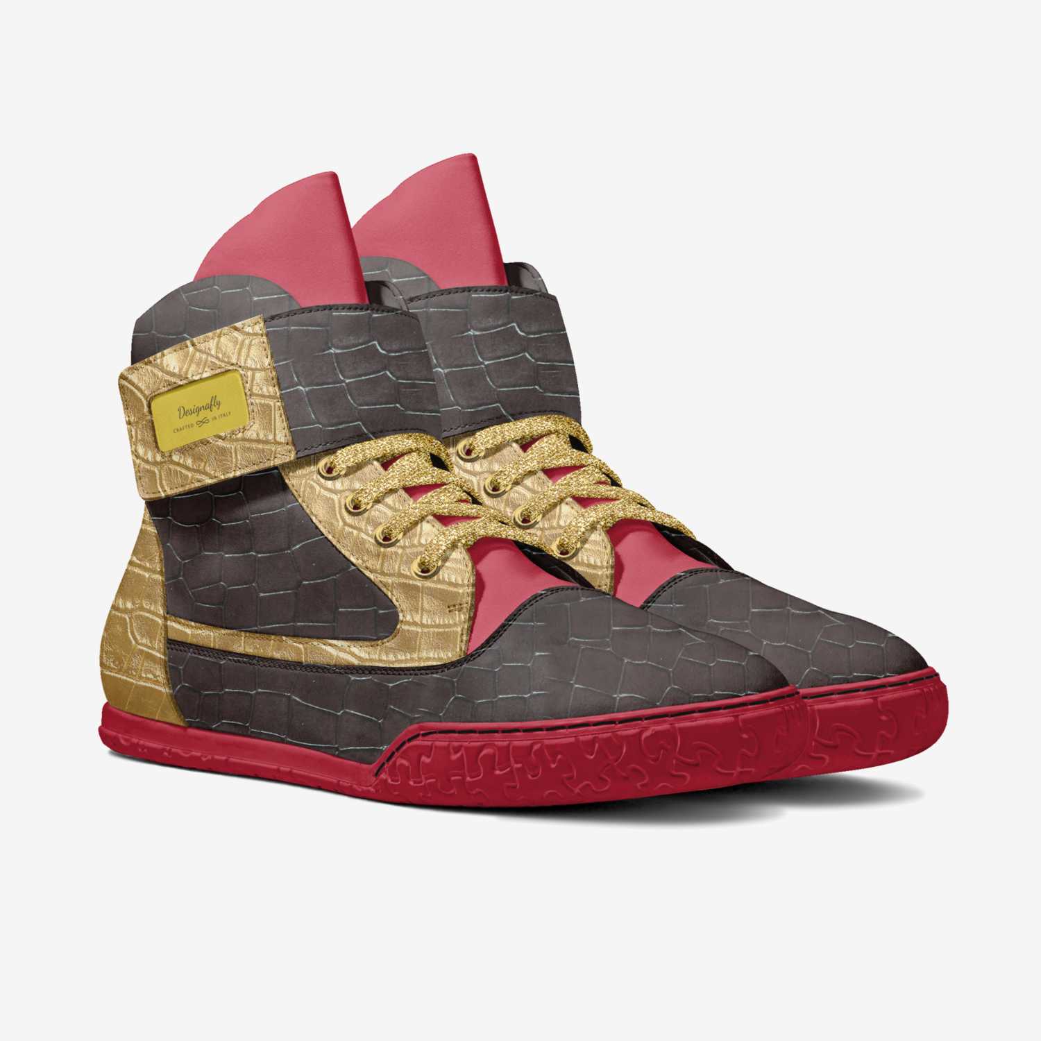 Designafly custom made in Italy shoes by Reynaldo Torres | Double view
