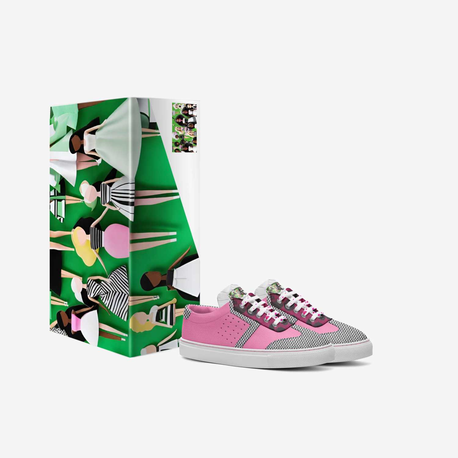 R&RH Girls Shop  custom made in Italy shoes by Desiree Sims | Box view