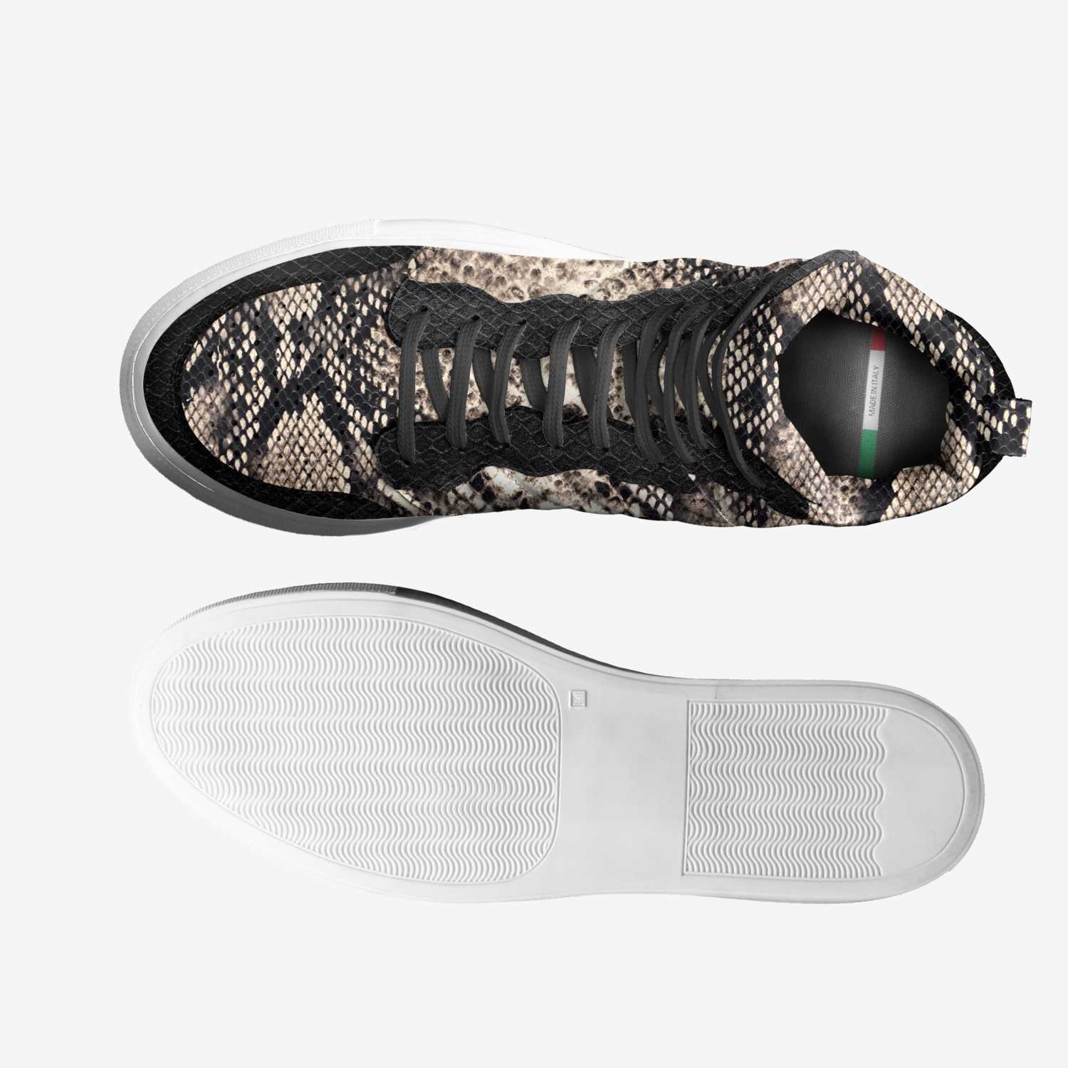Kingbreed custom made in Italy shoes by Rich King | Top view