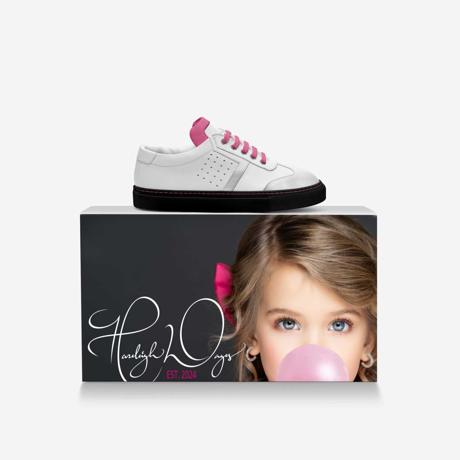 H4H custom made in Italy shoes by Hazeleigh Wages | Over box view