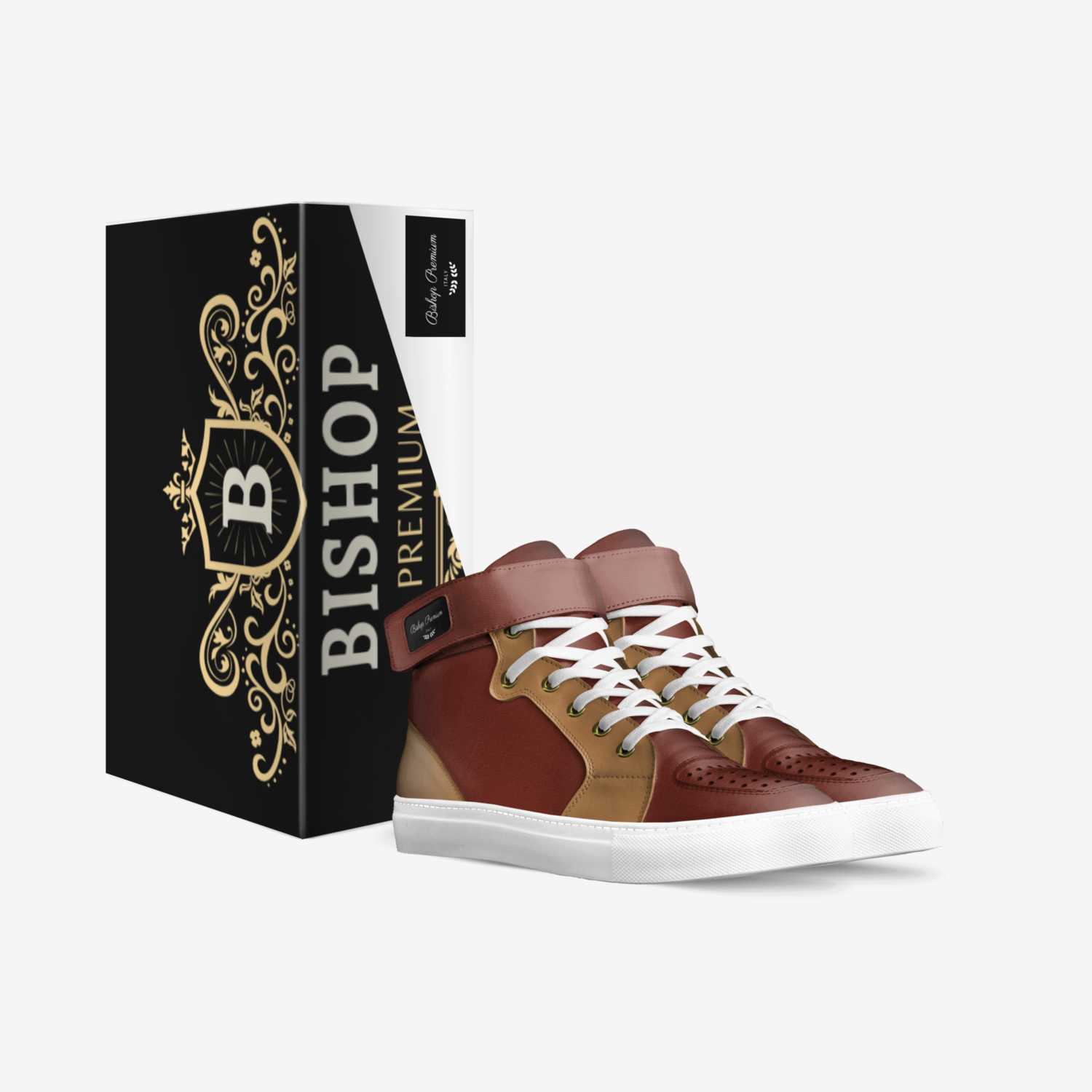 Bishop Premium  custom made in Italy shoes by Deandre Townes | Box view