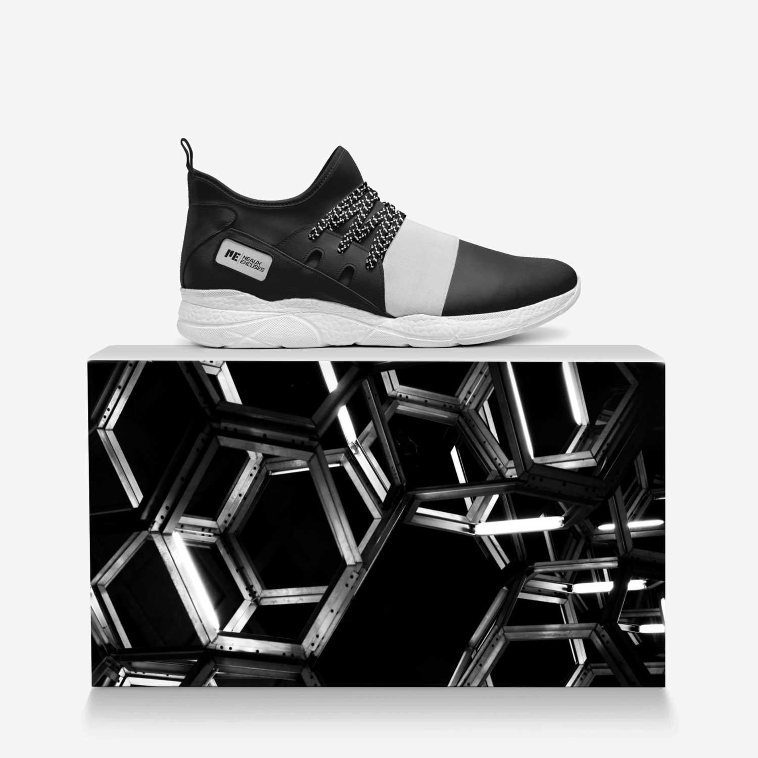NE Trainer 1's custom made in Italy shoes by Coty Rizan | Over box view
