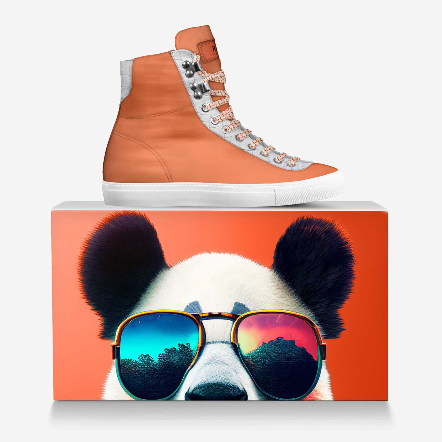 Razza custom made in Italy shoes by Rich King | Over box view