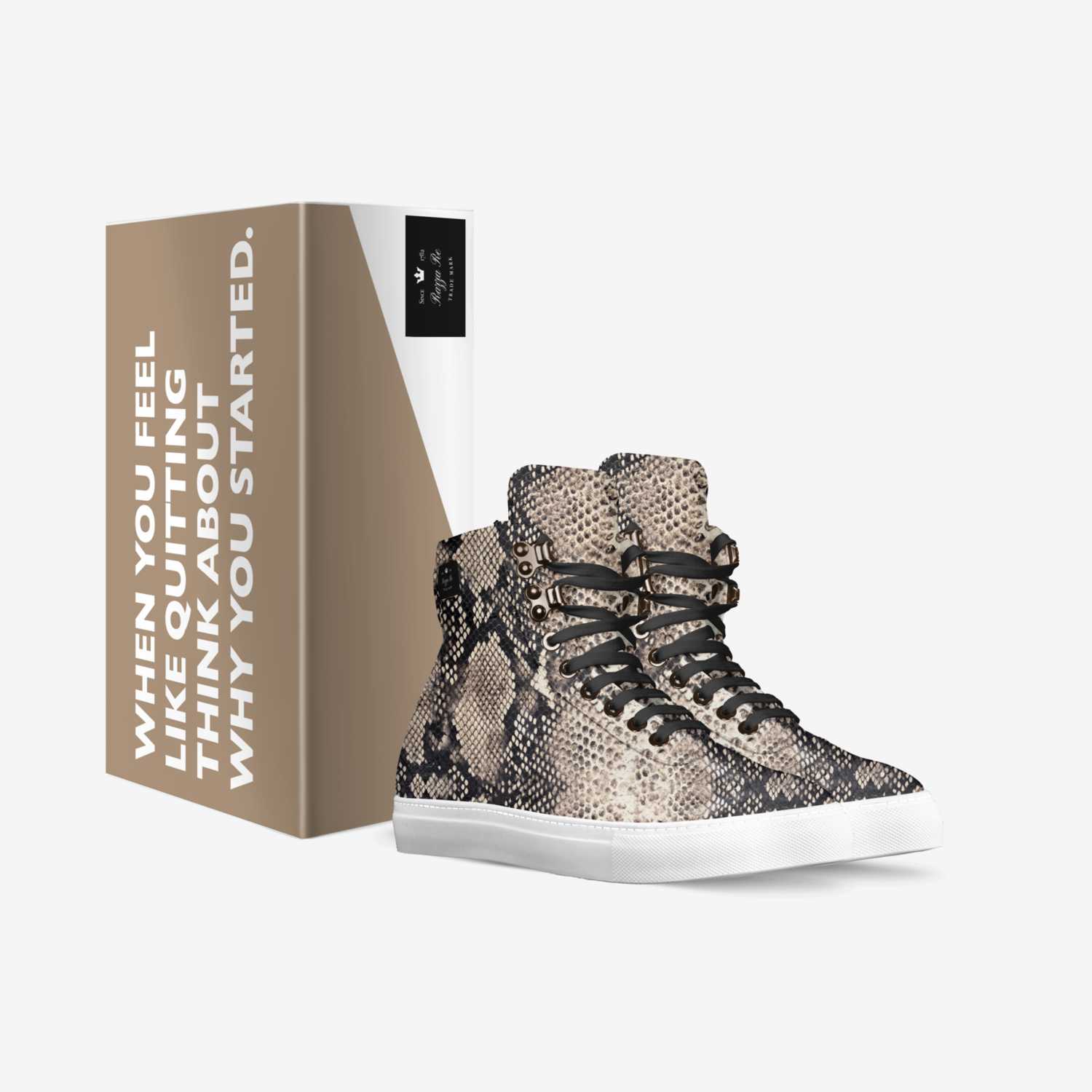 Razza Re custom made in Italy shoes by Rich King | Box view