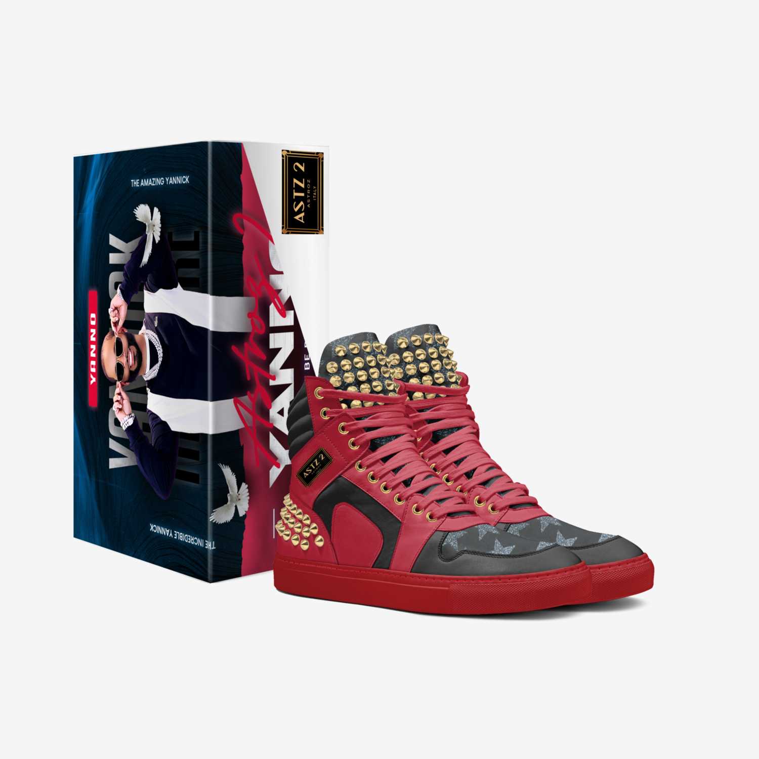 THE ASTROZ 2 MO custom made in Italy shoes by Yannick Theodore | Box view