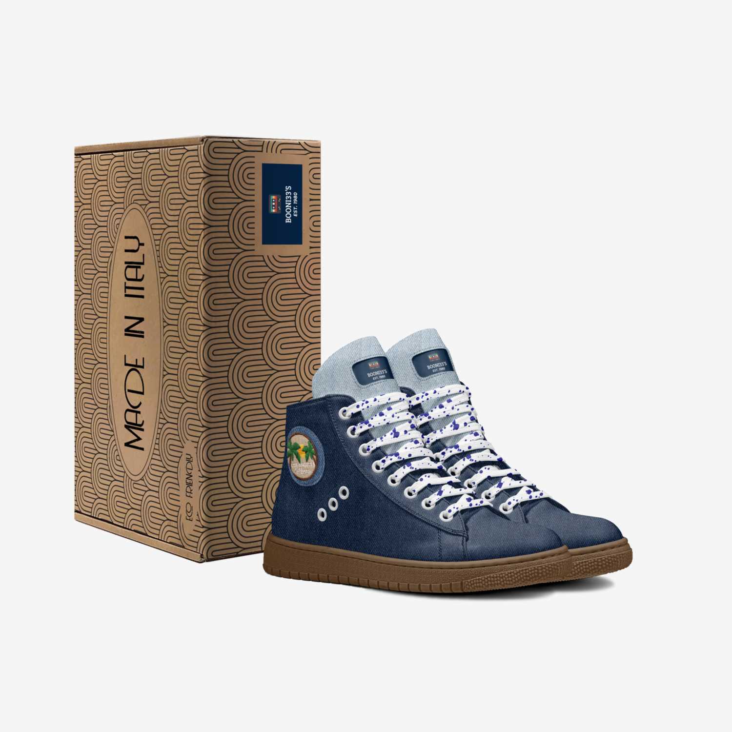 Booni33’s custom made in Italy shoes by Lathel Wise Iii | Box view