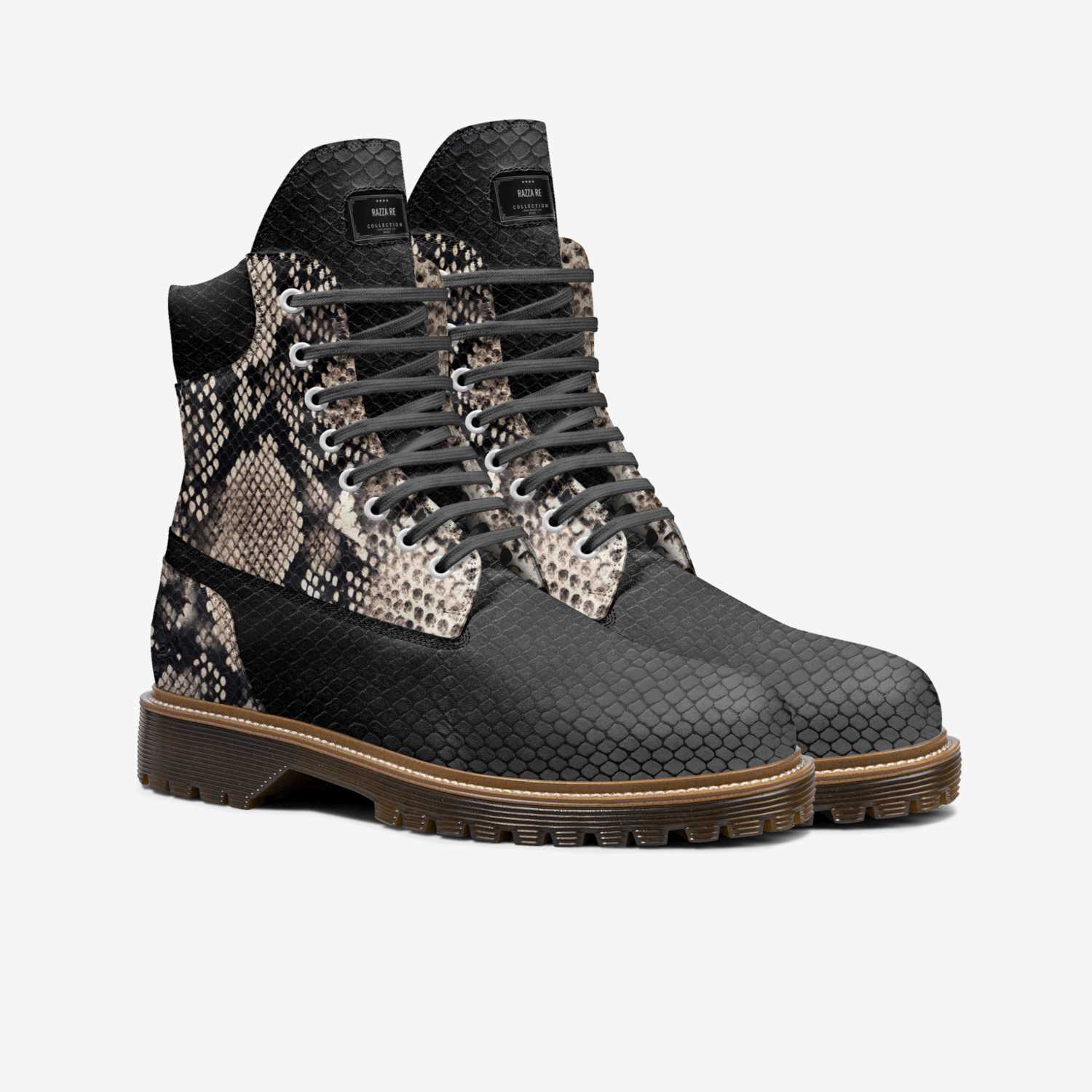 Razza Re custom made in Italy shoes by Rich King | Double view