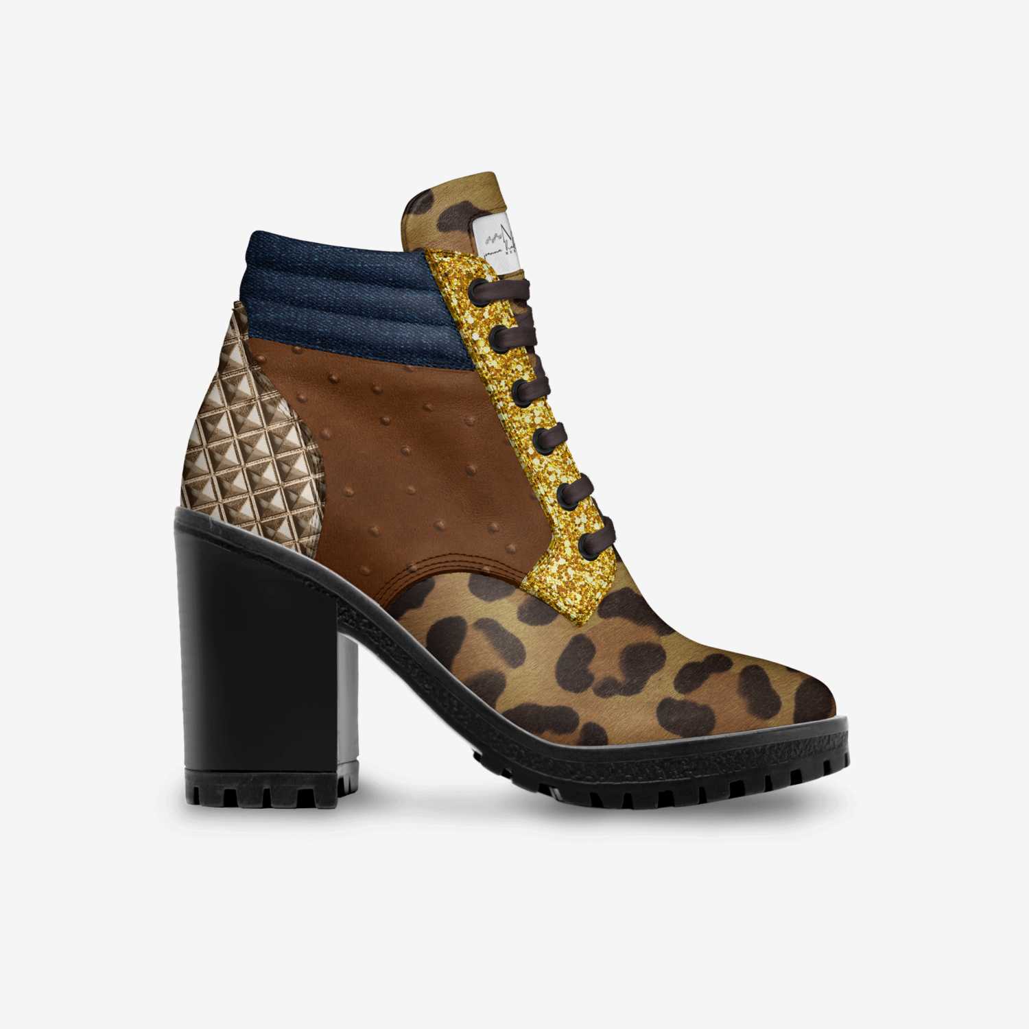 Birthday Edition custom made in Italy shoes by Joanna Mcgill | Side view