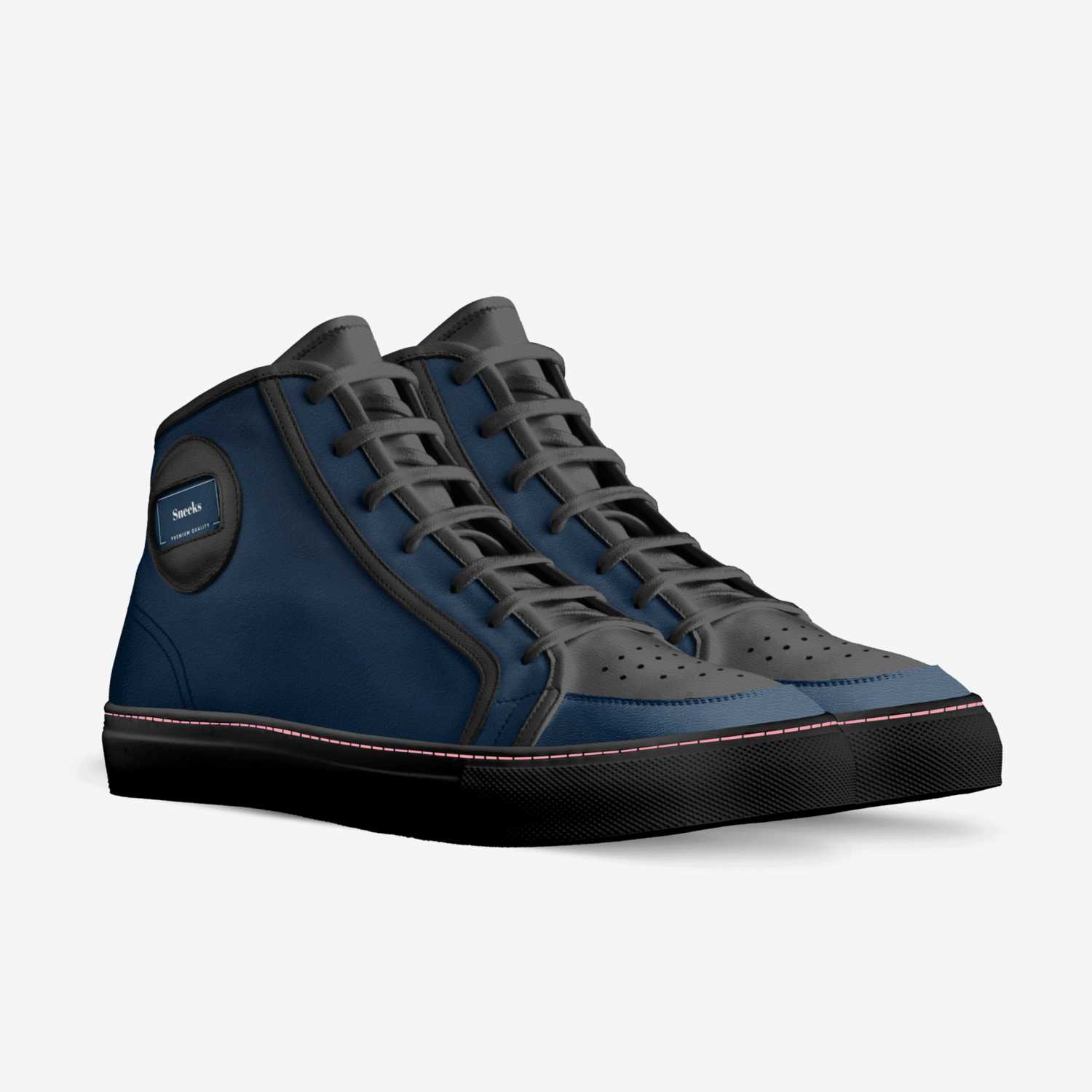 Sneeks  custom made in Italy shoes by Joseph Lane | Double view