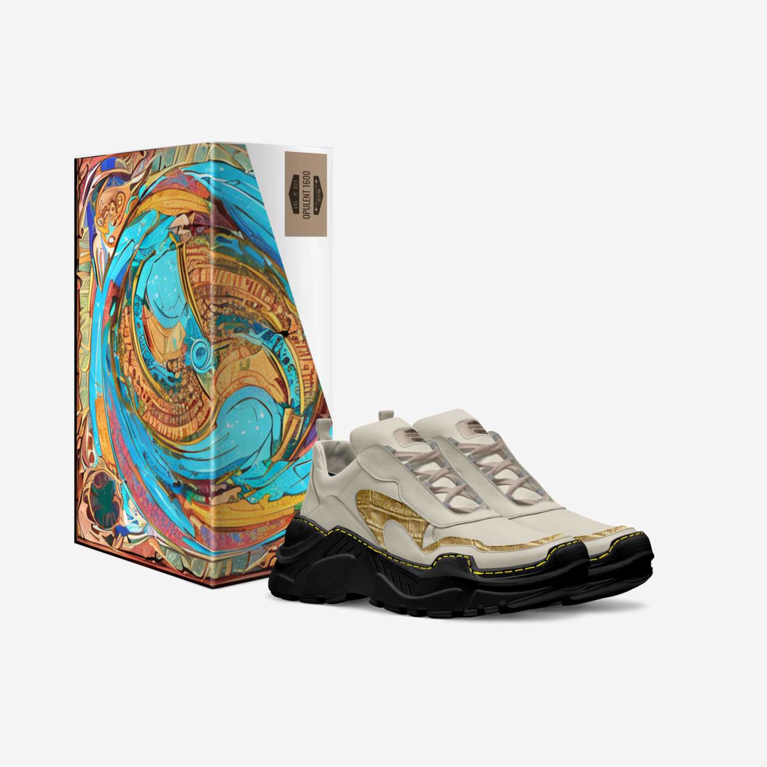 Opulent 1600 custom made in Italy shoes by 1six Capone | Box view