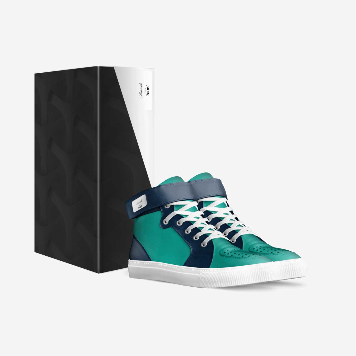 Aramek custom made in Italy shoes by Rebecca Black | Box view