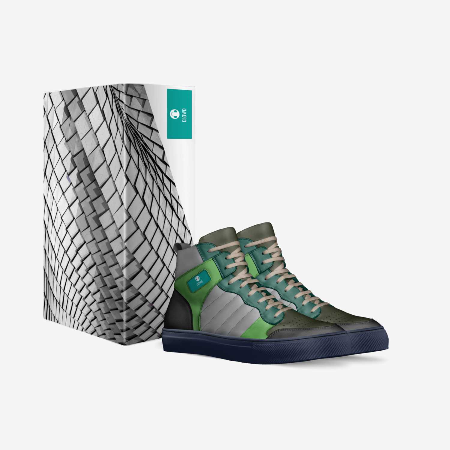 Clowd  custom made in Italy shoes by Tiffany Kramer | Box view