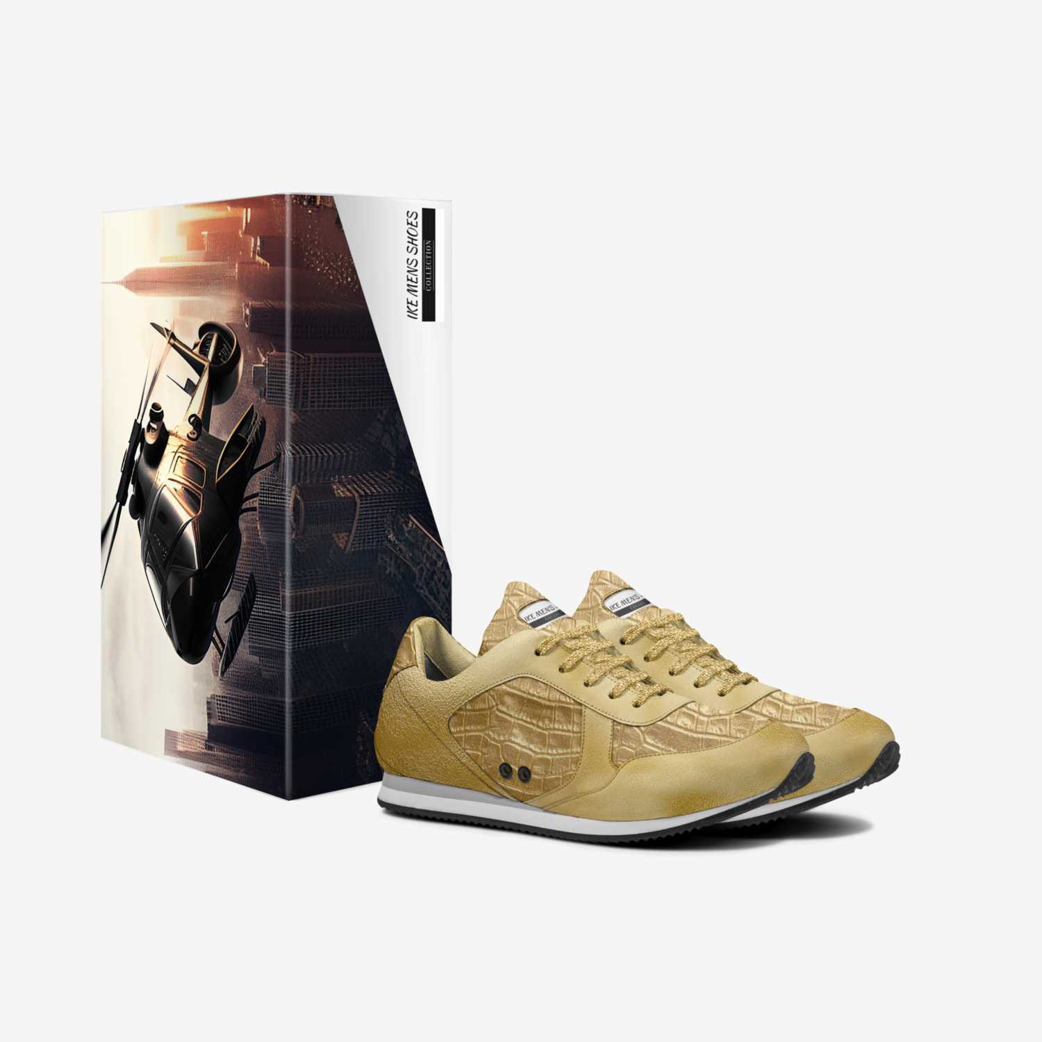 IKE MENS SHOES  custom made in Italy shoes by Isaac A Mensah | Box view